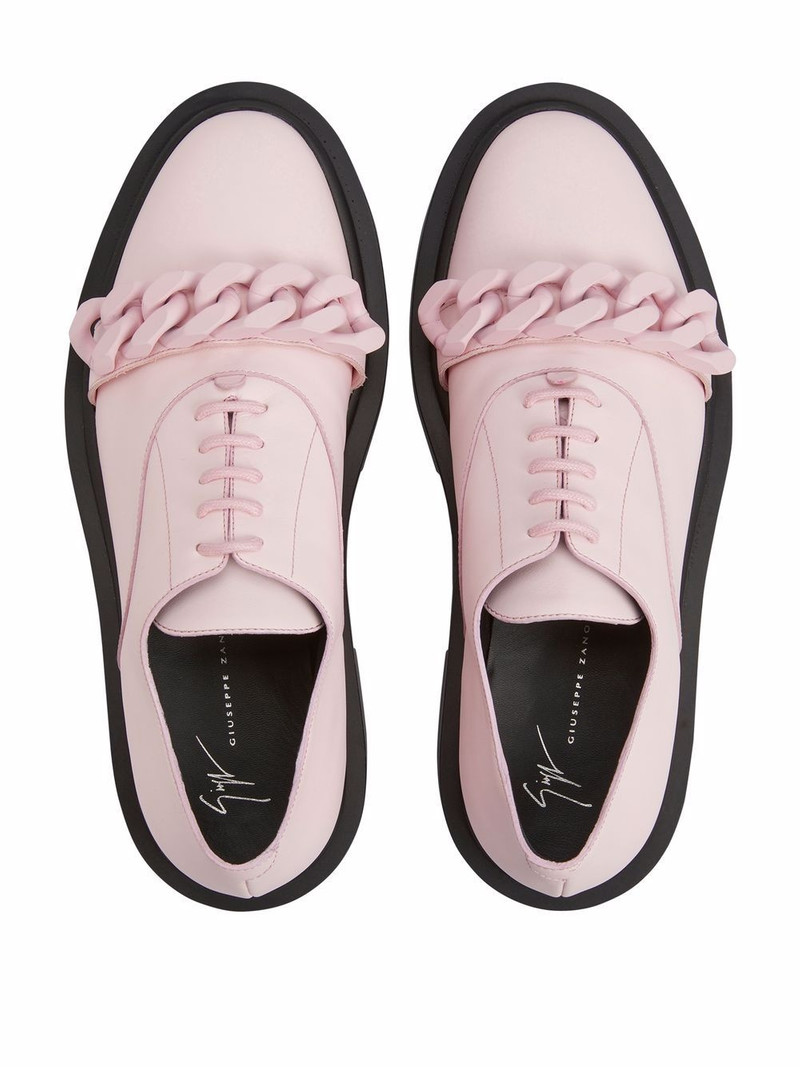 Adrik chain-trim lace-up shoes 4