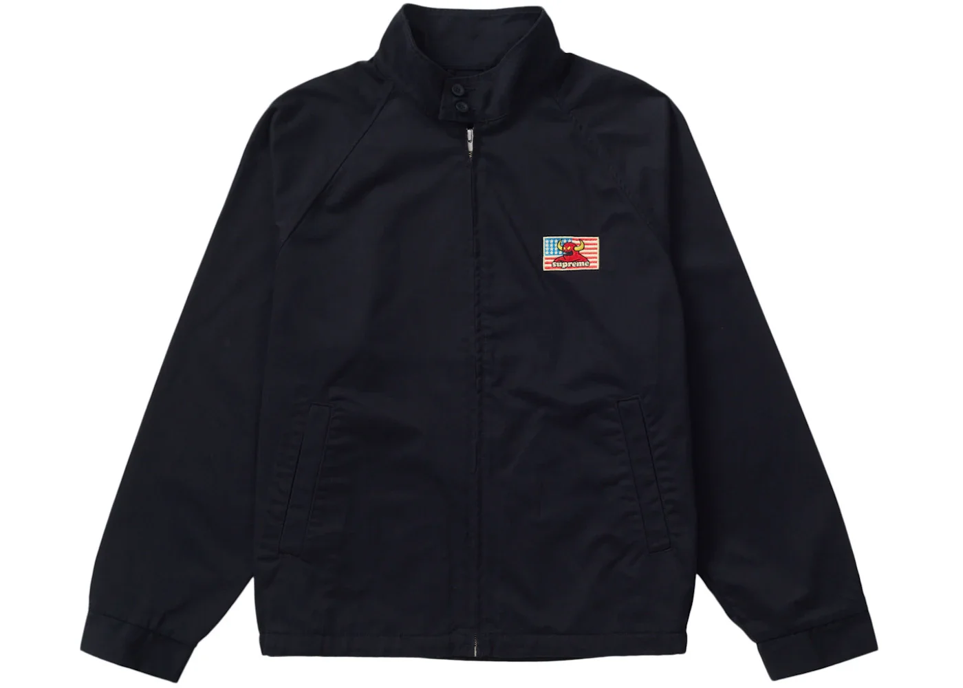 Supreme Toy Machine Harrington Jacket Black - 1
