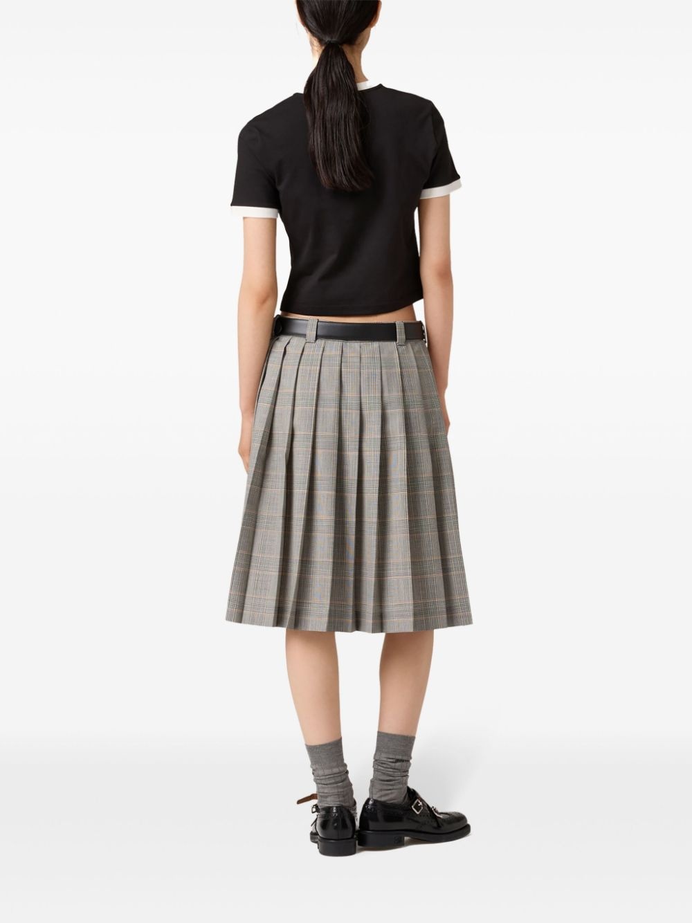 logo-embroidered T-shirt - 3