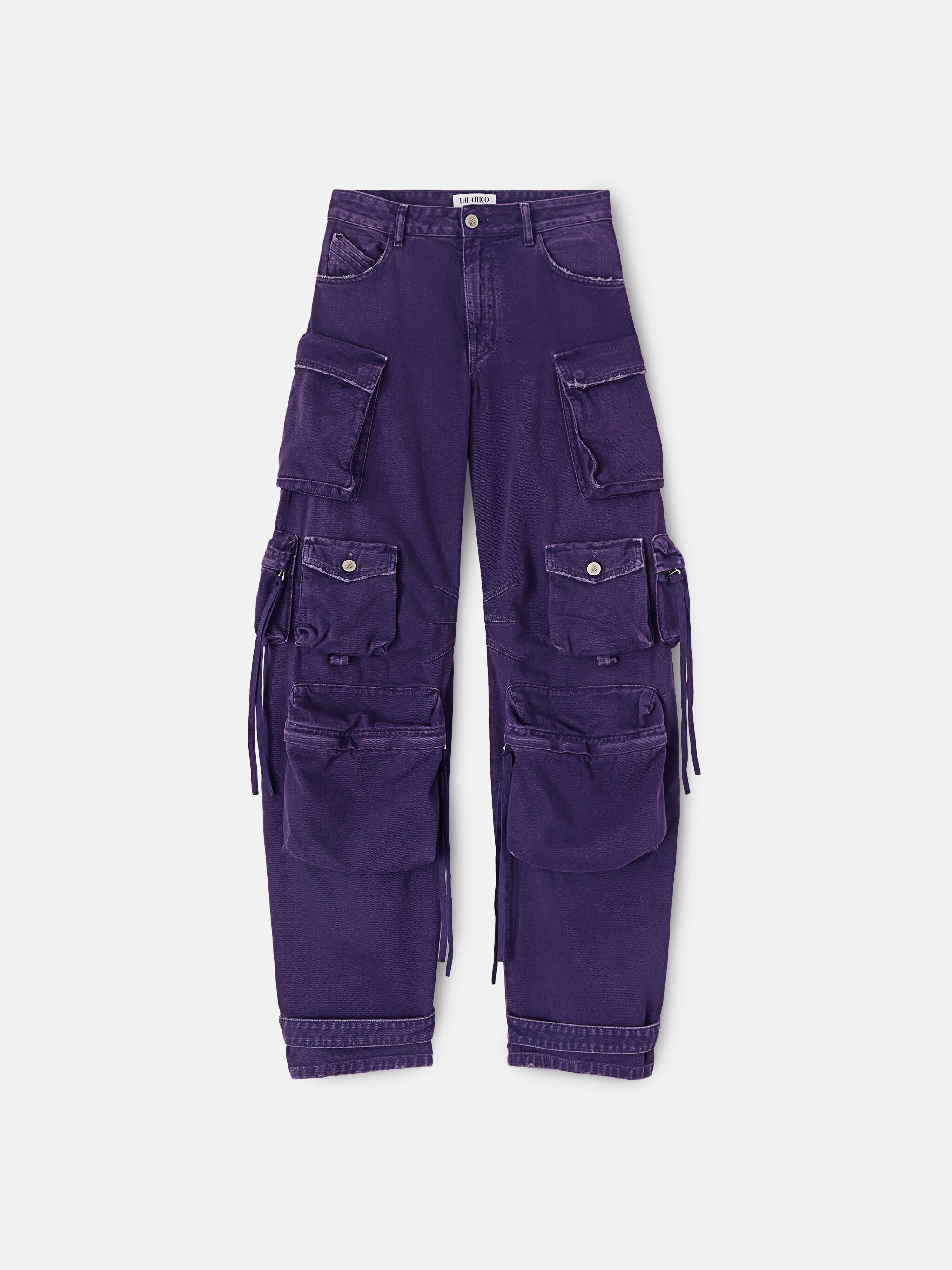 ''FERN'' PURPLE LONG PANTS - 1