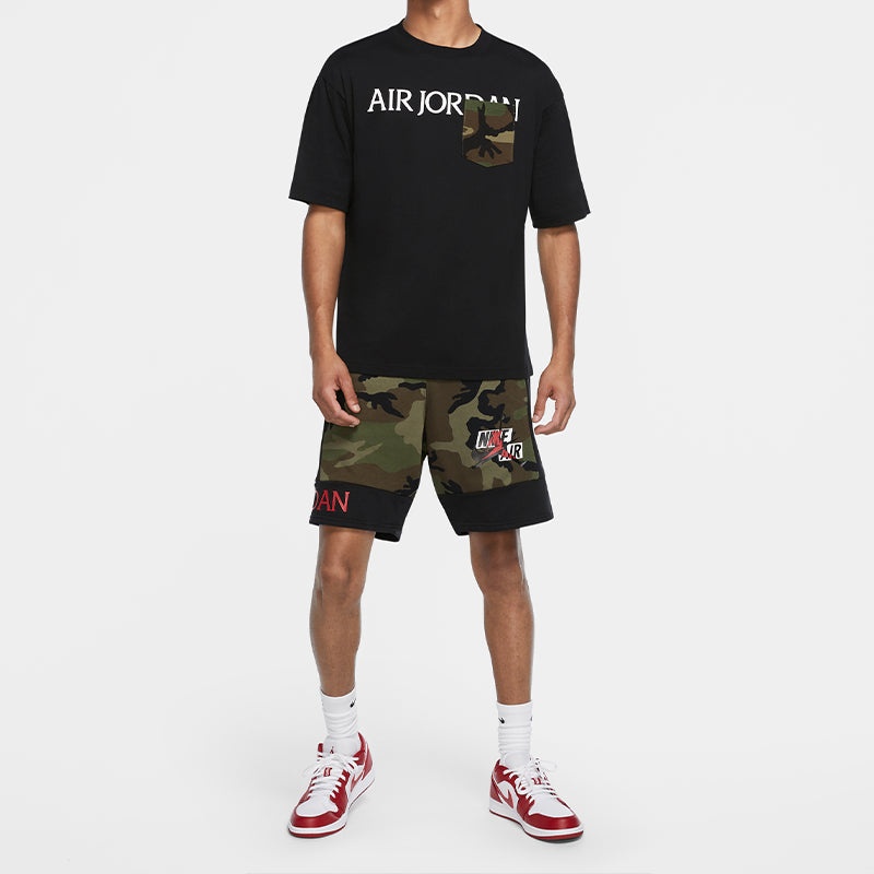 Air Jordan Camo Mashup Camouflage Pocket Male Black CZ0595-010 - 5