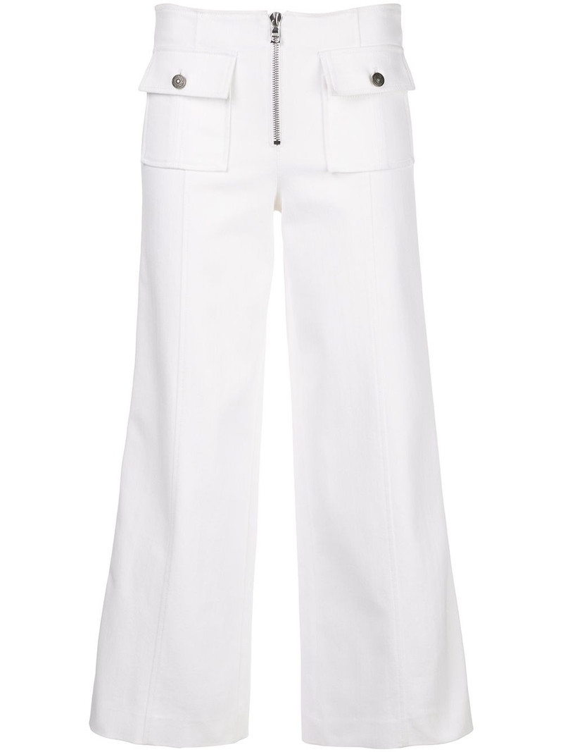 flared cropped jeans 1