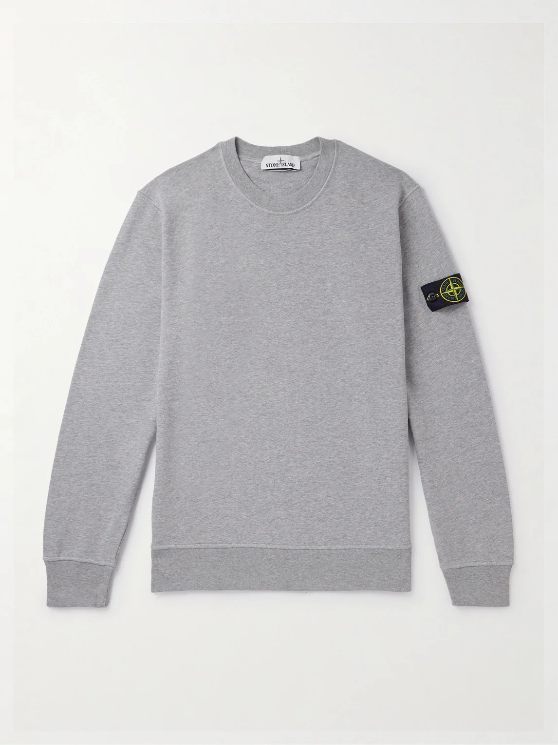 Logo-Appliquéd Garment-Dyed Cotton-Jersey Sweatshirt - 1
