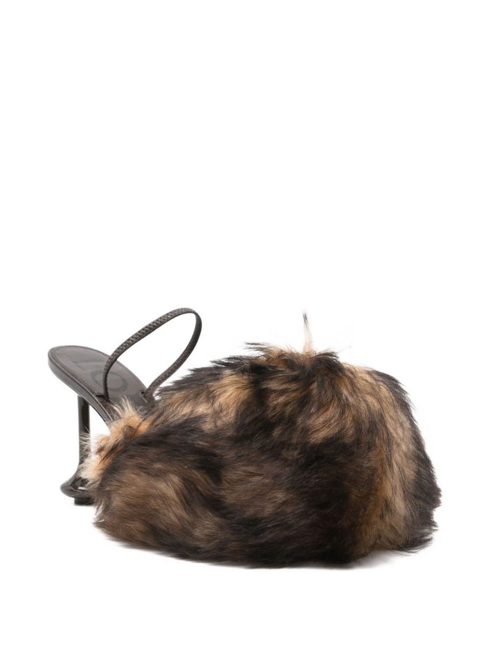 Toy shearling heel sandals - 4
