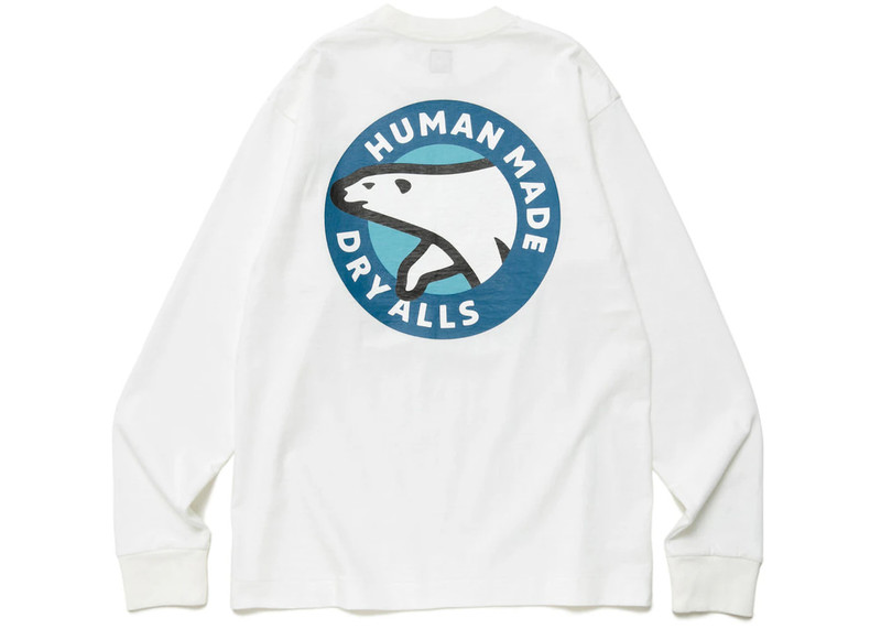 Human Made Human Made Polar Bear Graphic L/S Tee White outlook