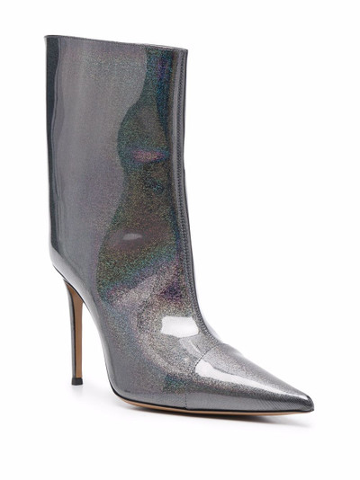 ALEXANDRE VAUTHIER shine finish pointed toe boots outlook