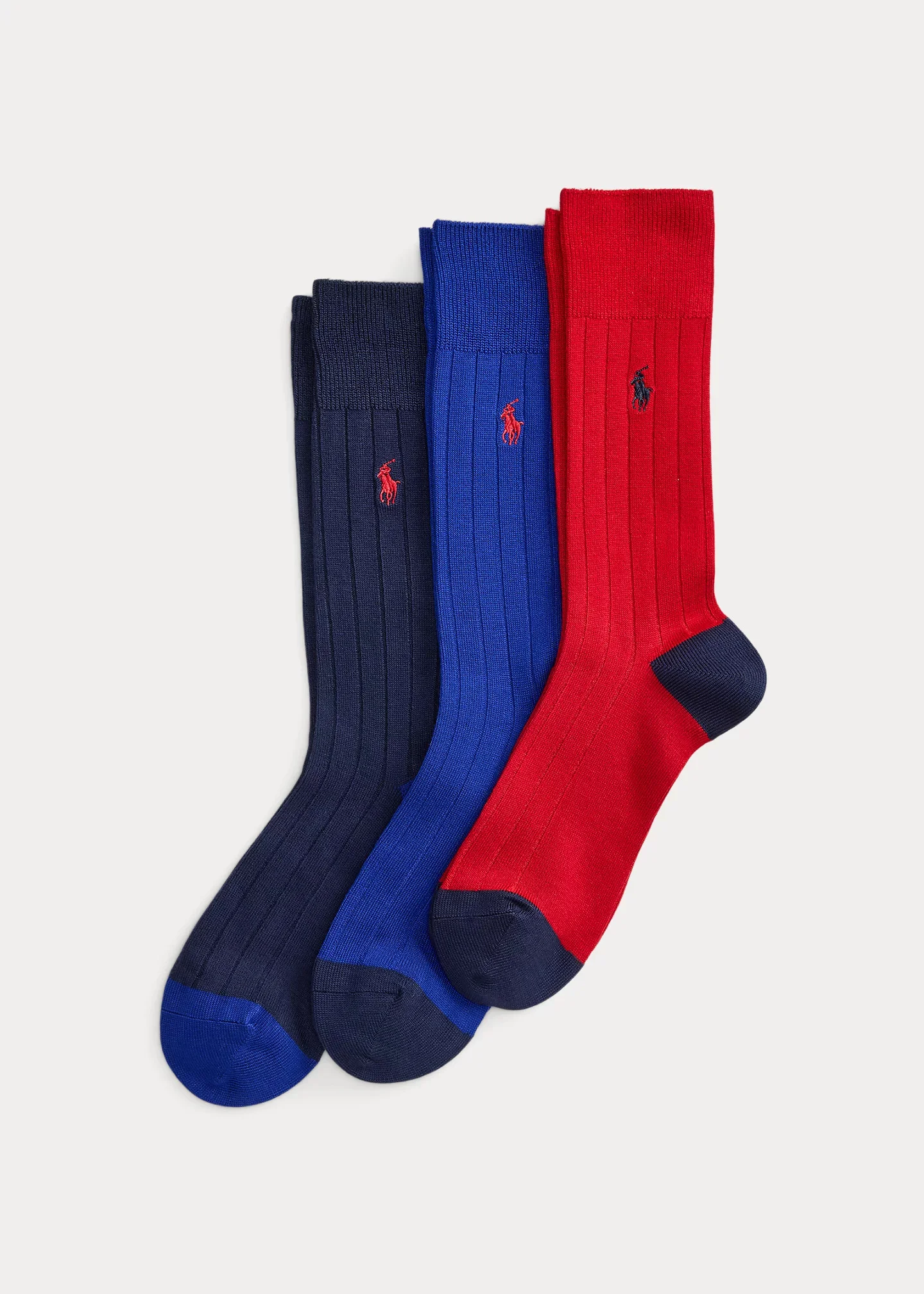 Ribbed Trouser Sock 3-Pack - 1