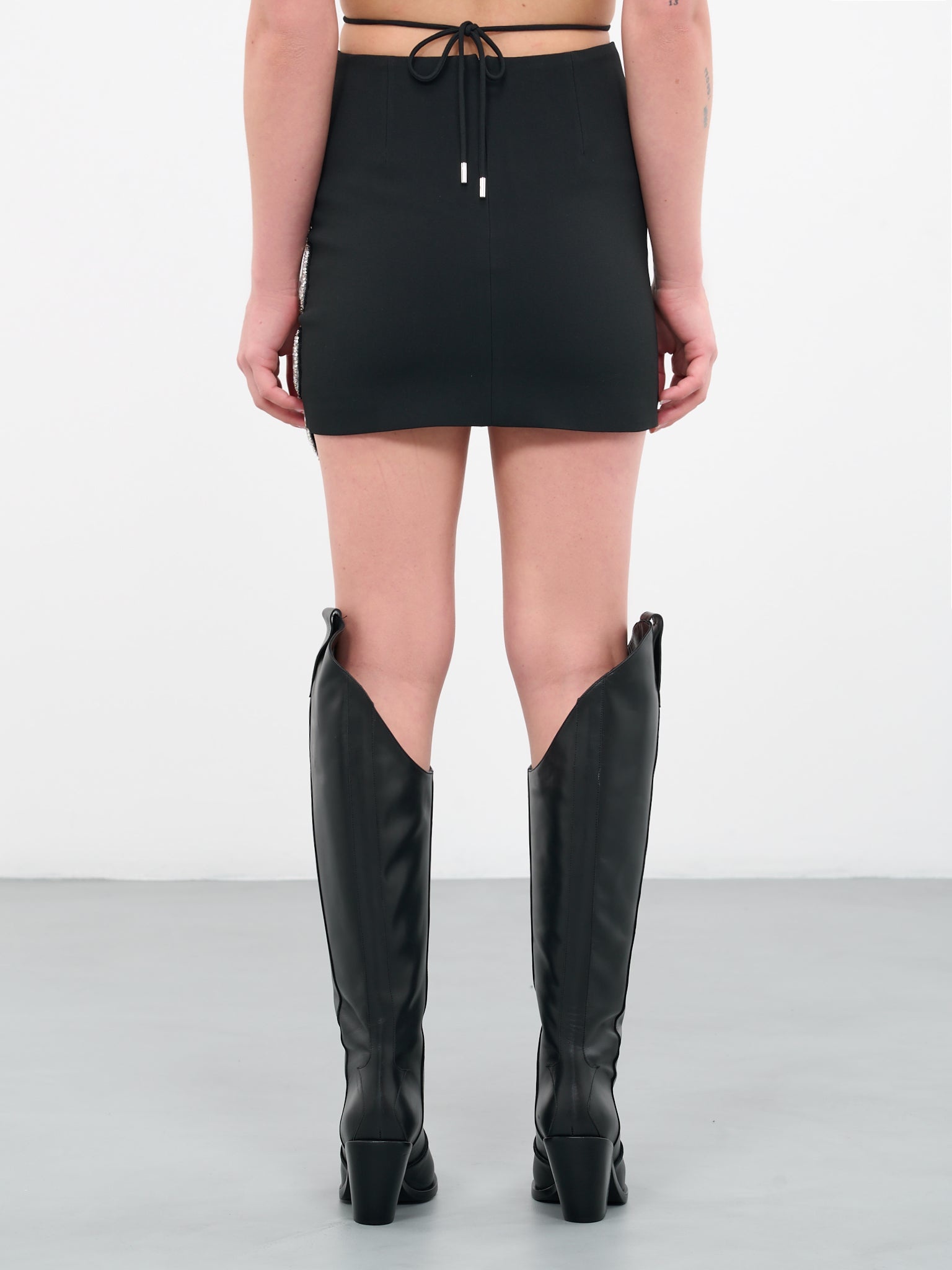 Crystal Fish Hook Mini Skirt - 3