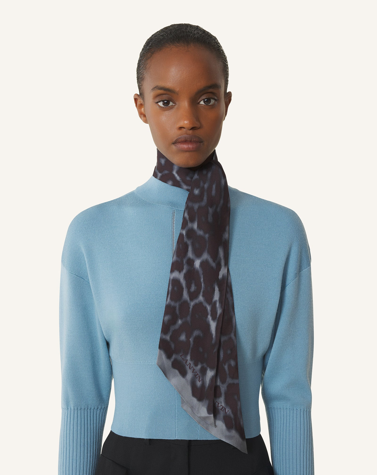 LEOPARD PRINT SILK TWILLY - 4