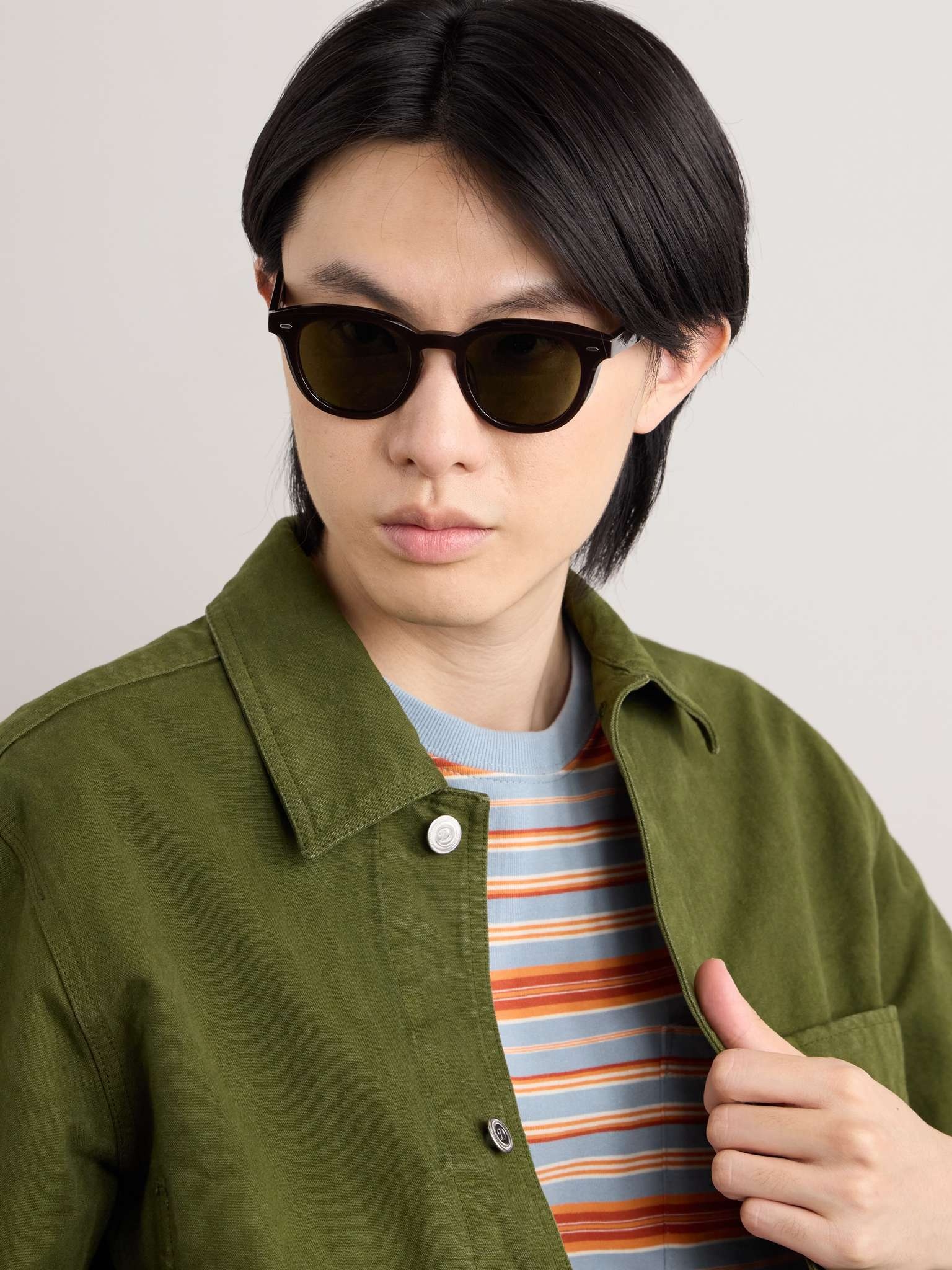 N.05 Round-Frame Acetate Sunglasses - 2