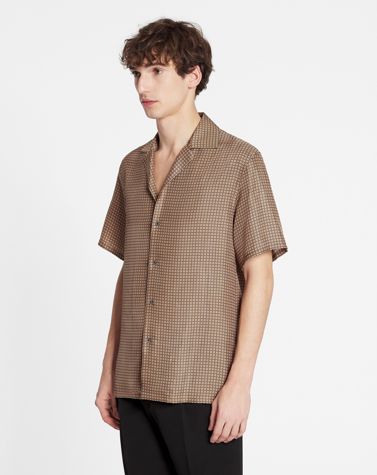 PRINTED BOWLING SHIRT - 3