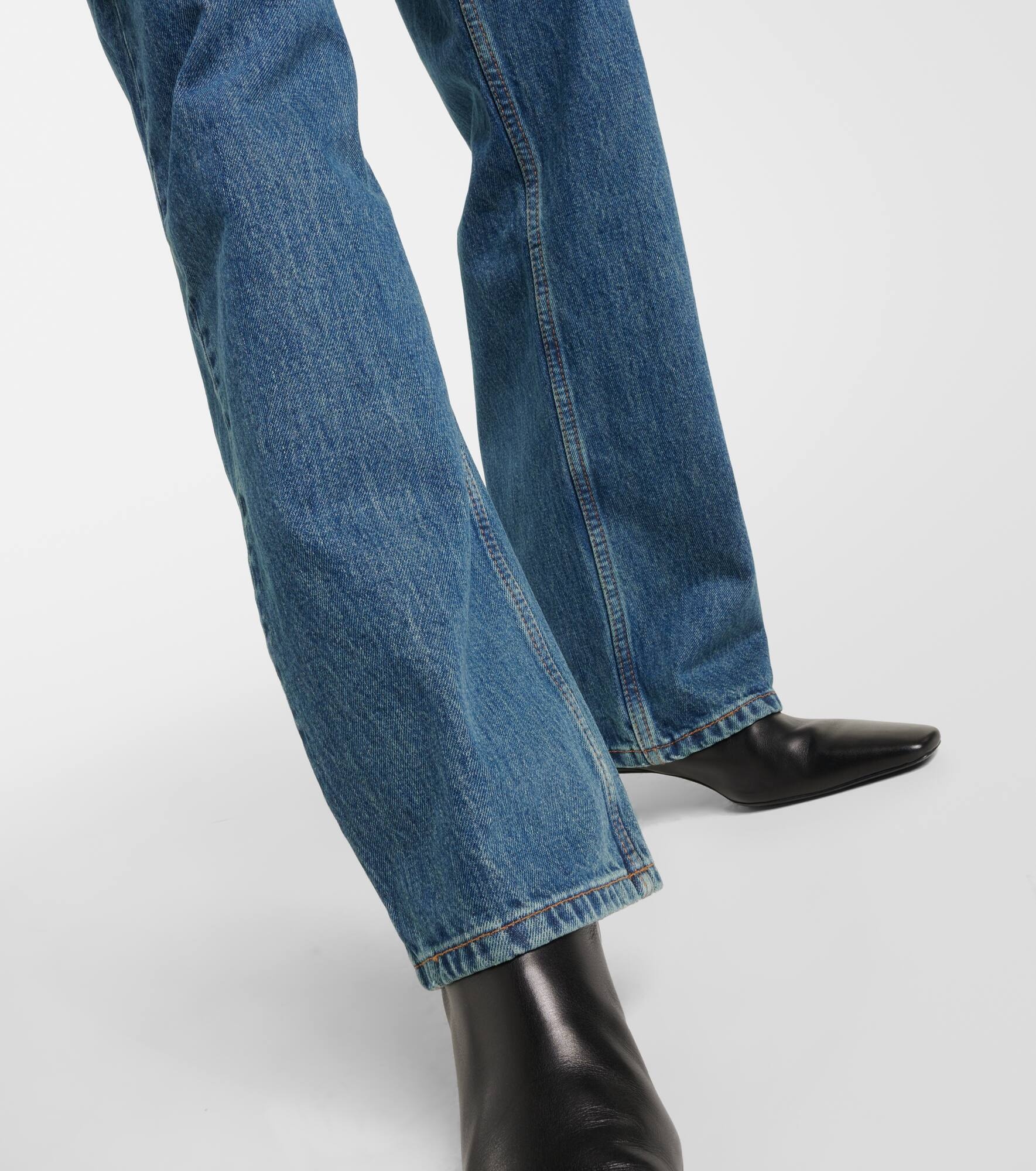 High-rise straight jeans - 6