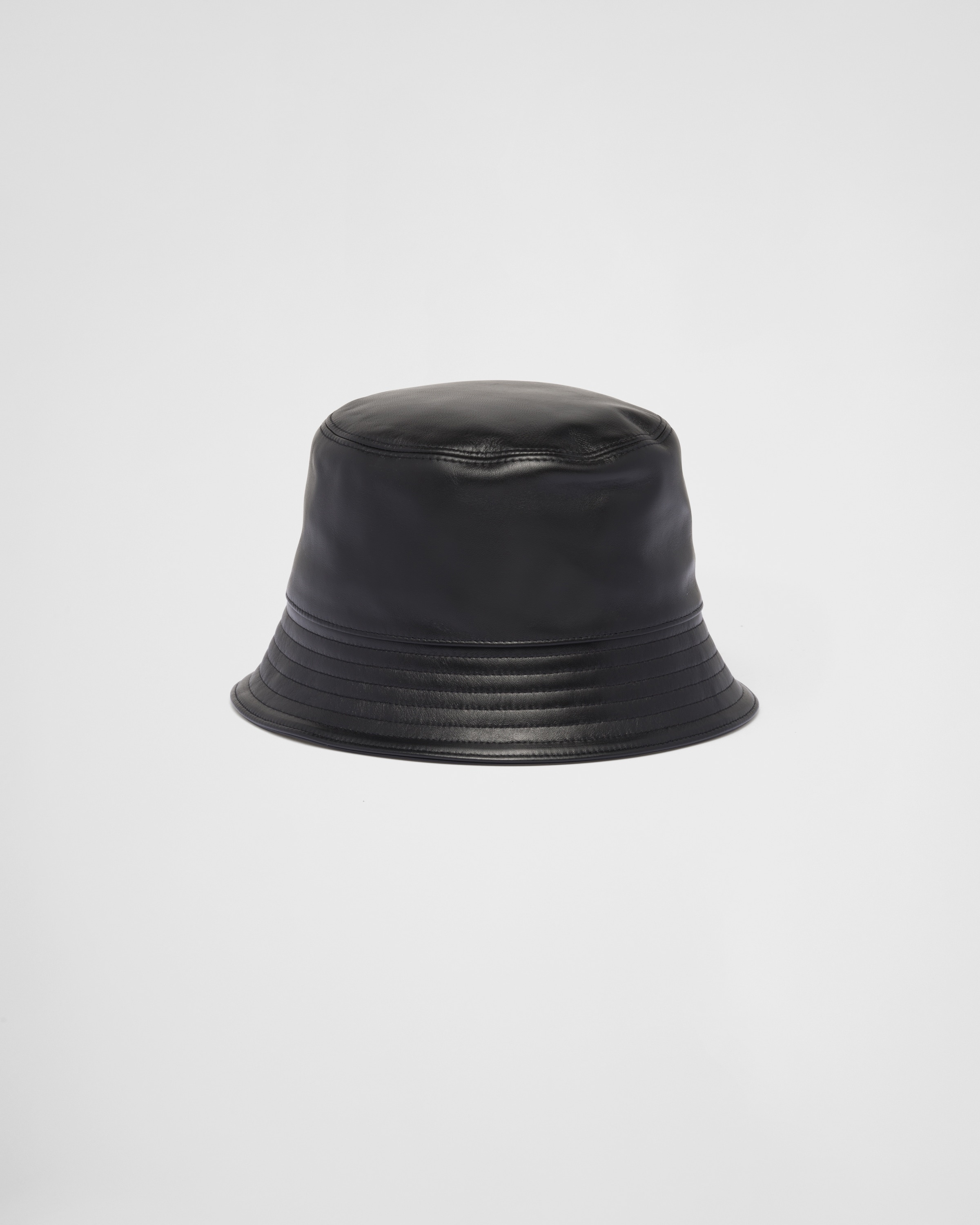 Nappa leather bucket hat - 1