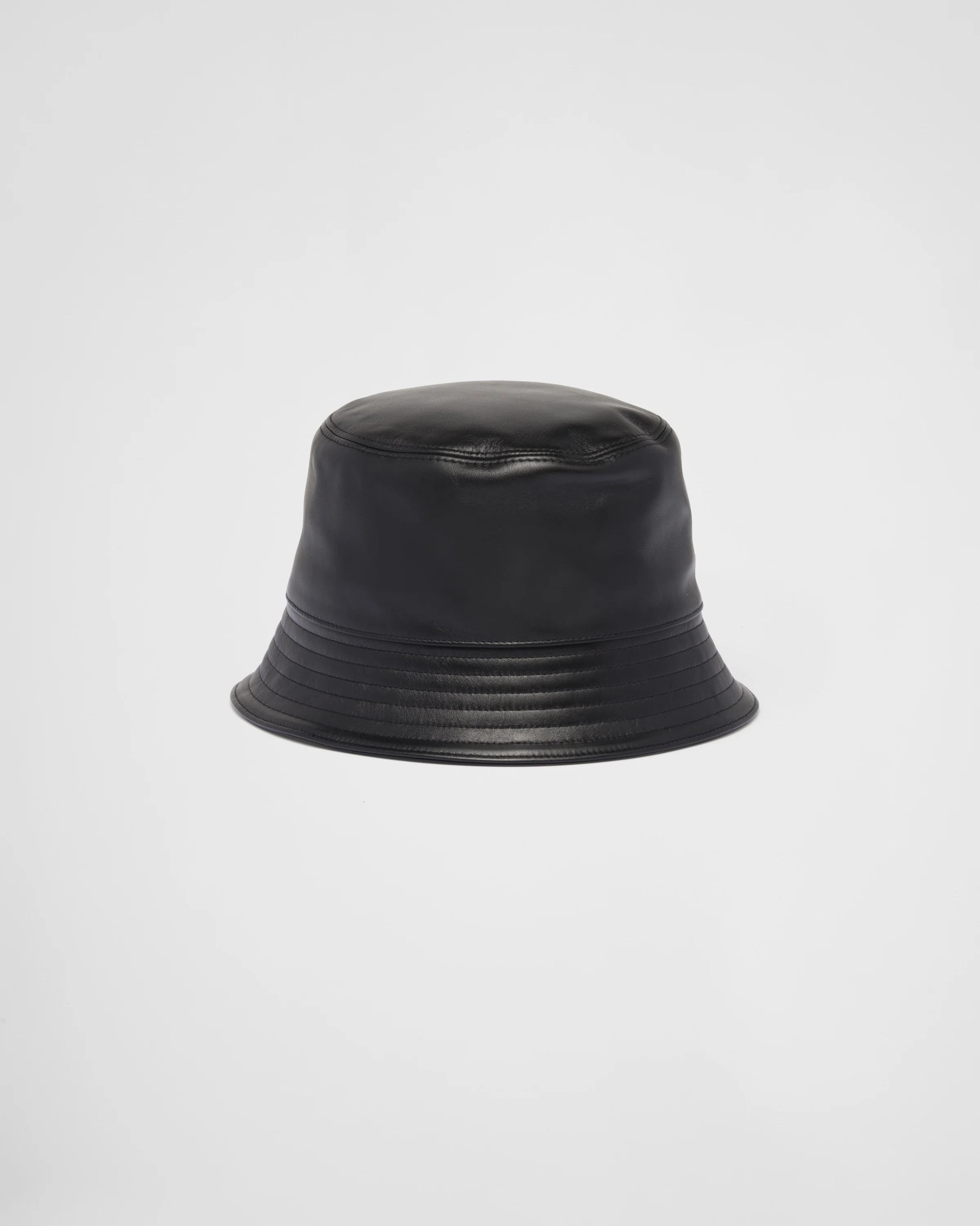 Nappa leather bucket hat - 1