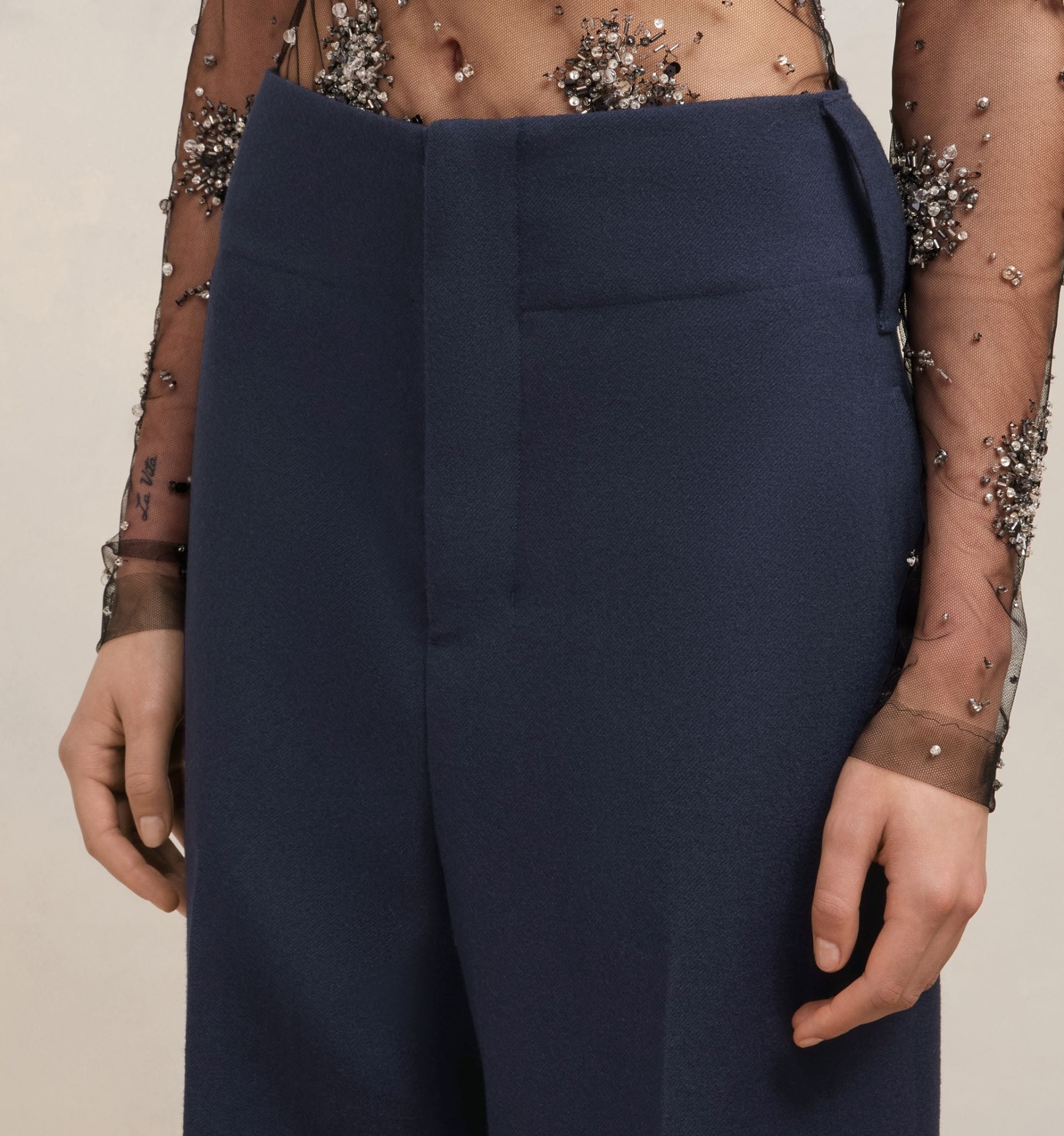 Straight Fit Trousers - 7