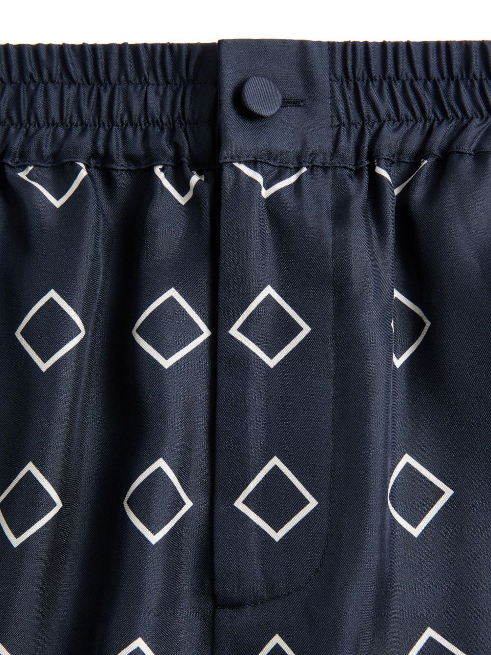 Opticool-print twill bermuda shorts - 5