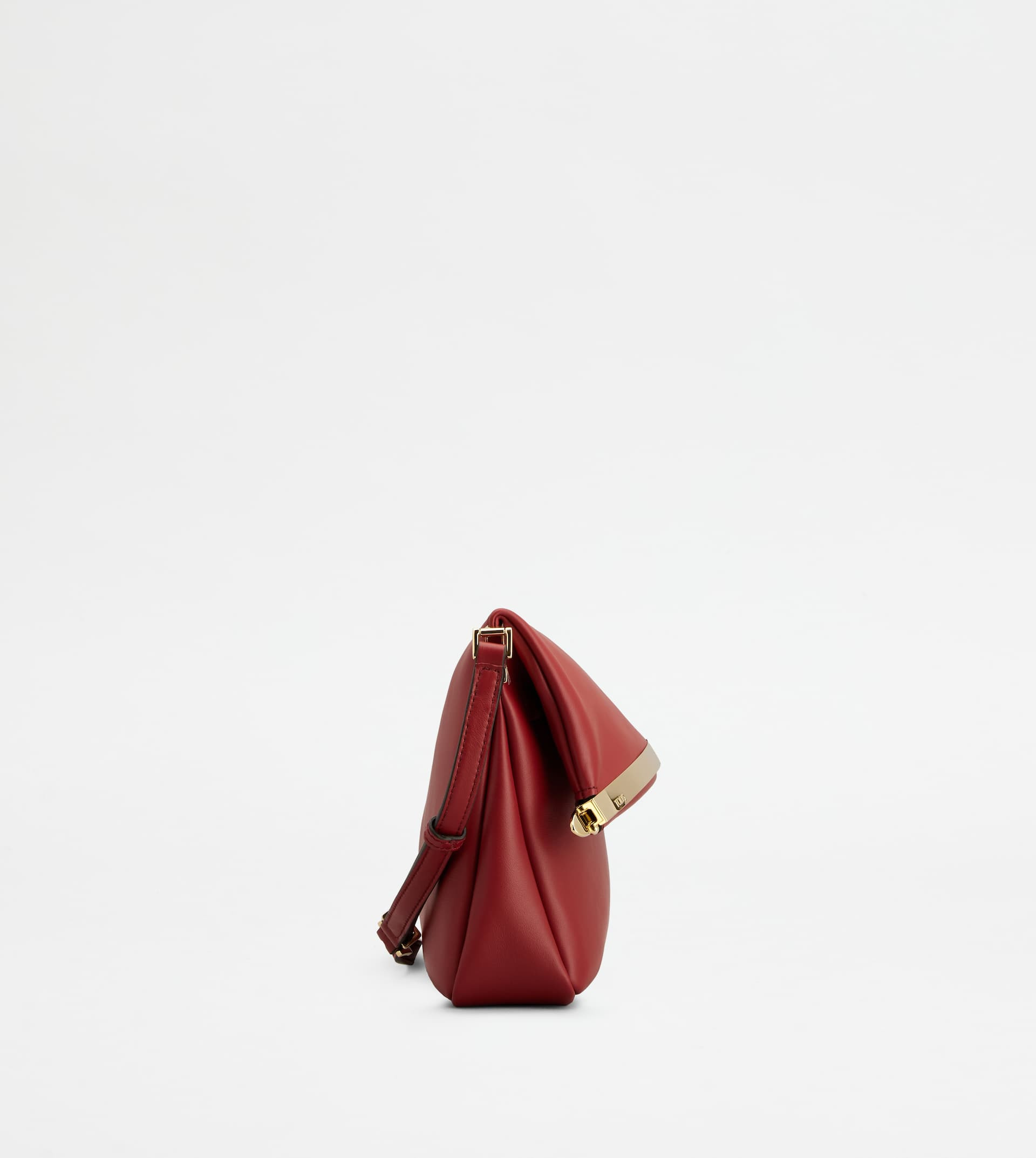 TOD'S MAGENTA BAG FLAP BAG IN LEATHER SMALL - RED - 2