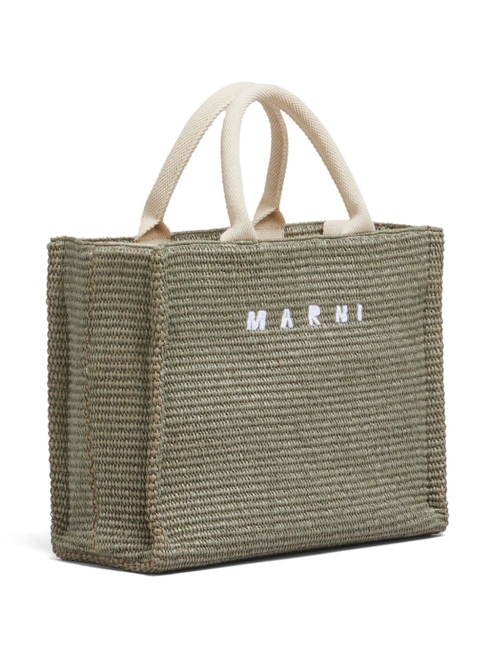 small raffia tote bag - 3