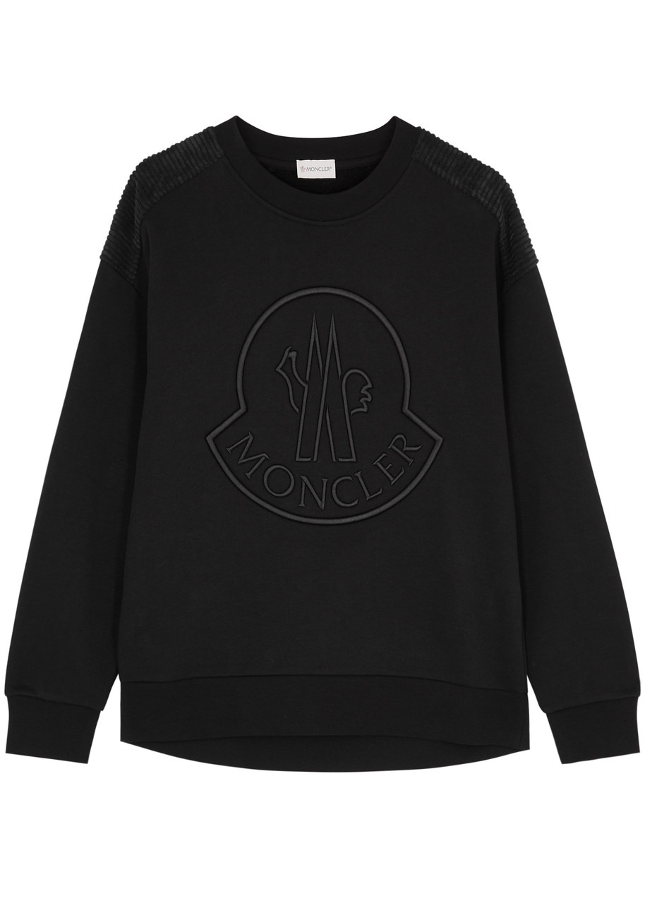 Logo-embroidered cotton-blend sweatshirt - 1