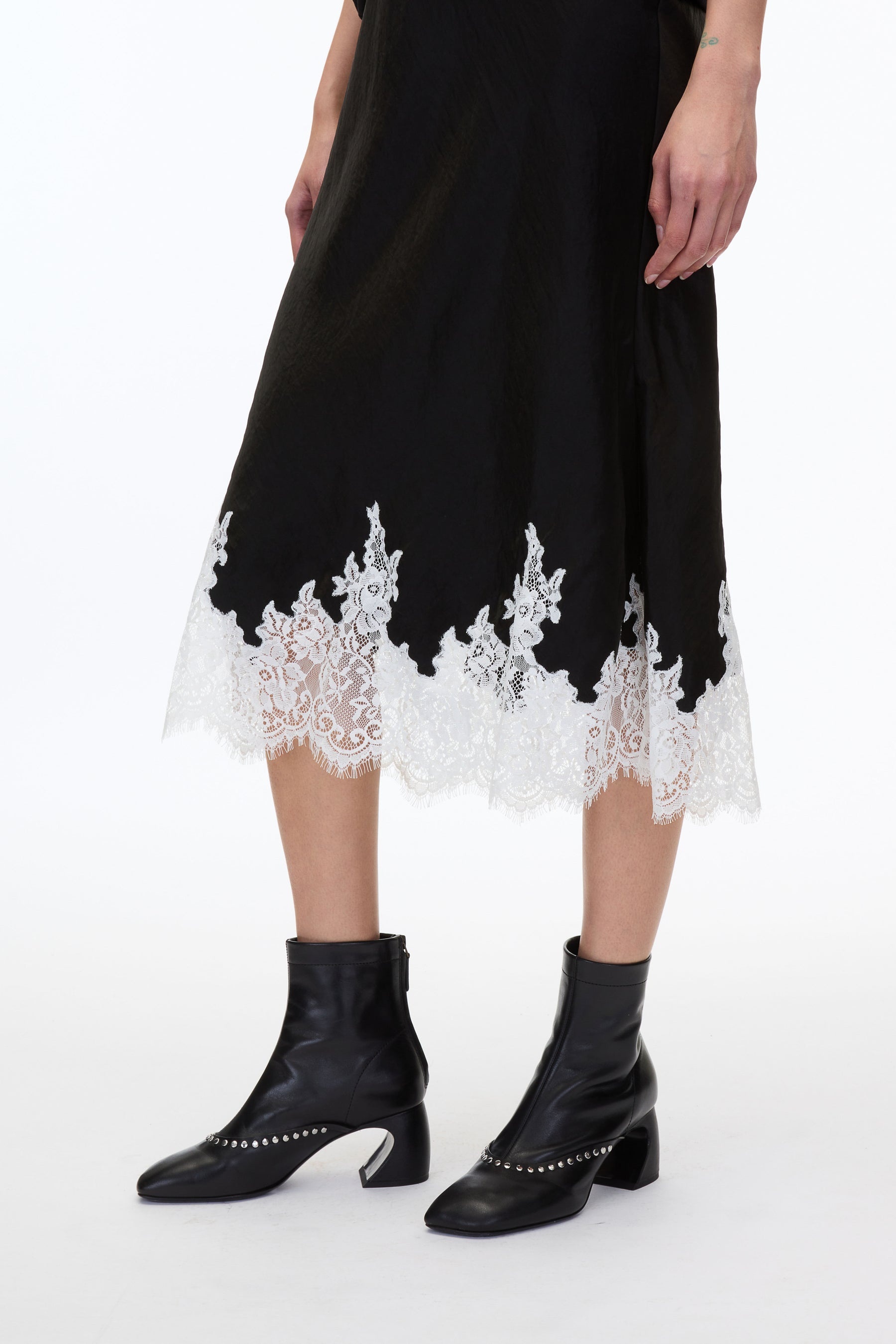 Draped T-Shirt Slip Combo Dress - 5