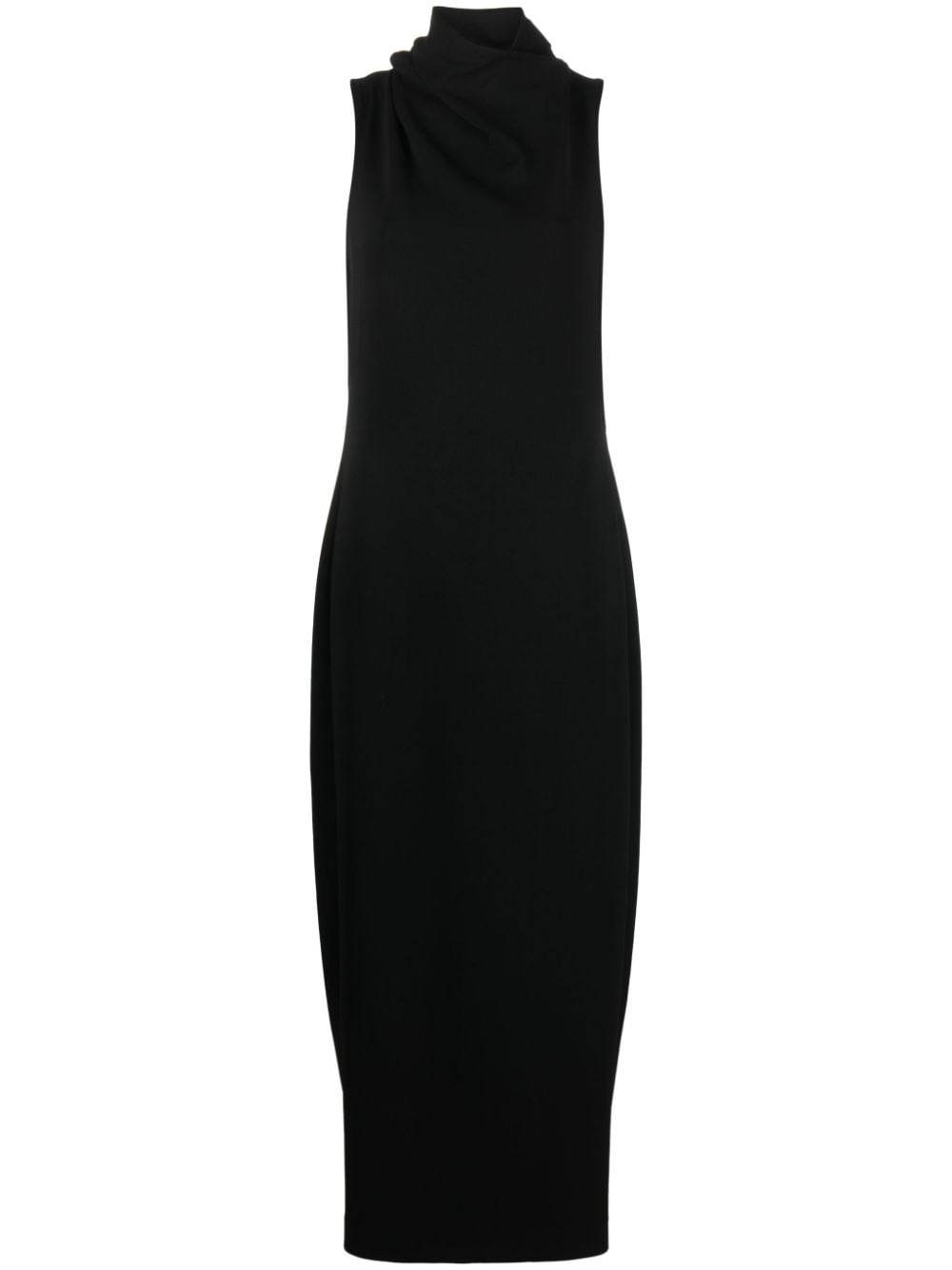 cowl-neck sleeveless maxi dress - 1