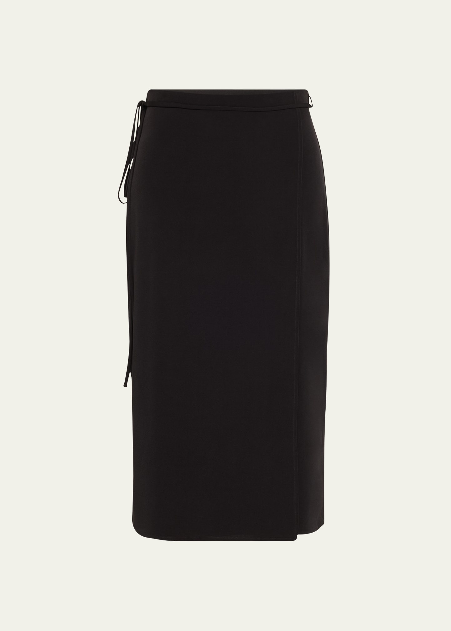 Midi Tie Wrap Skirt - 1