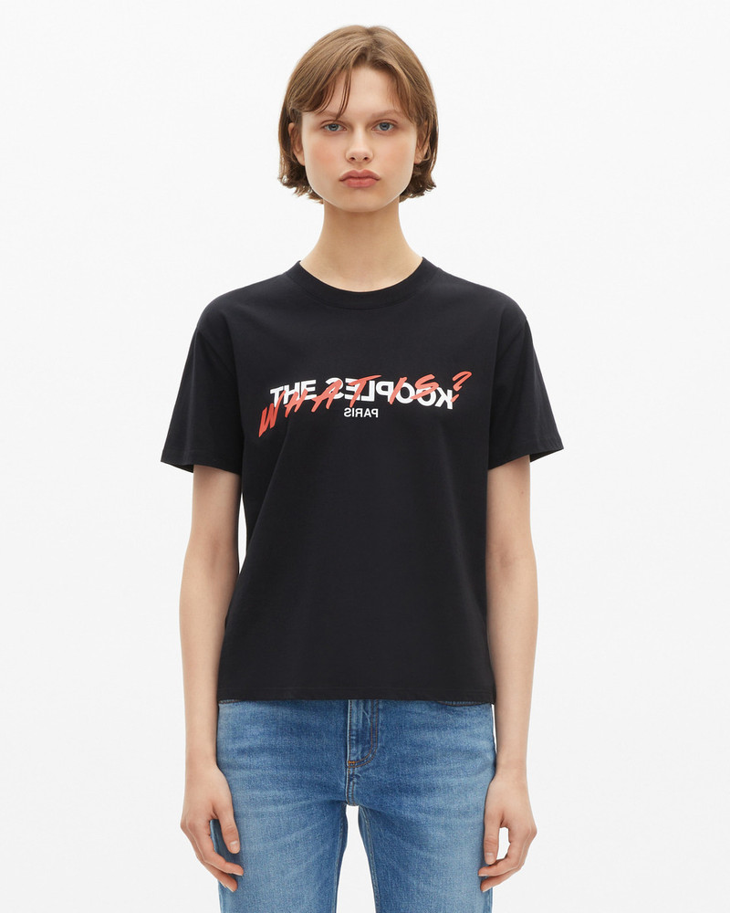 WHAT IS BLACK WASHED COTTON T-SHIRT 3