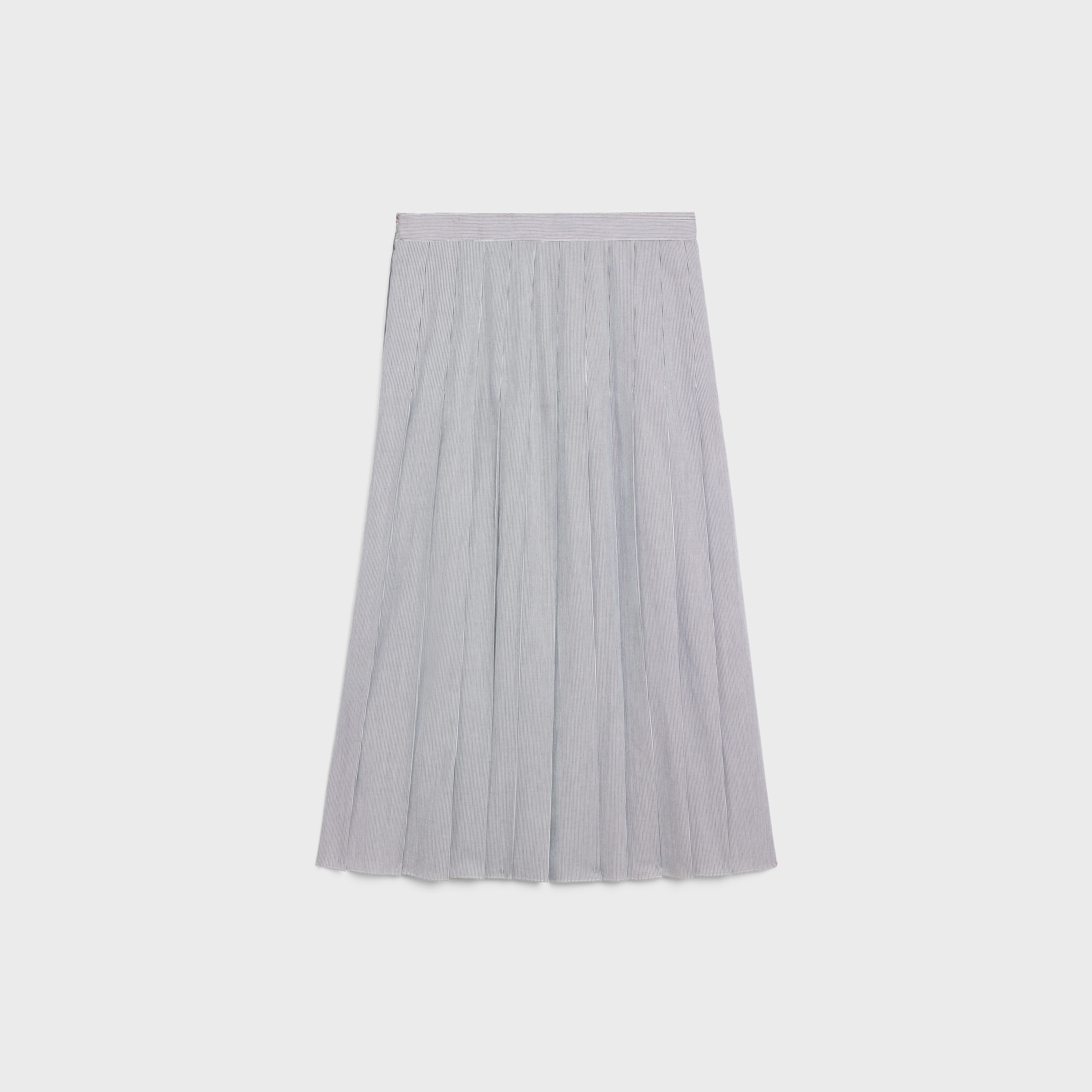 PAJAMA SKIRT IN SEERSUCKER COTTON - 2