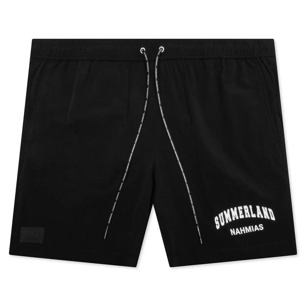 Summerland And Nahmias Swim Trunks Black - 1