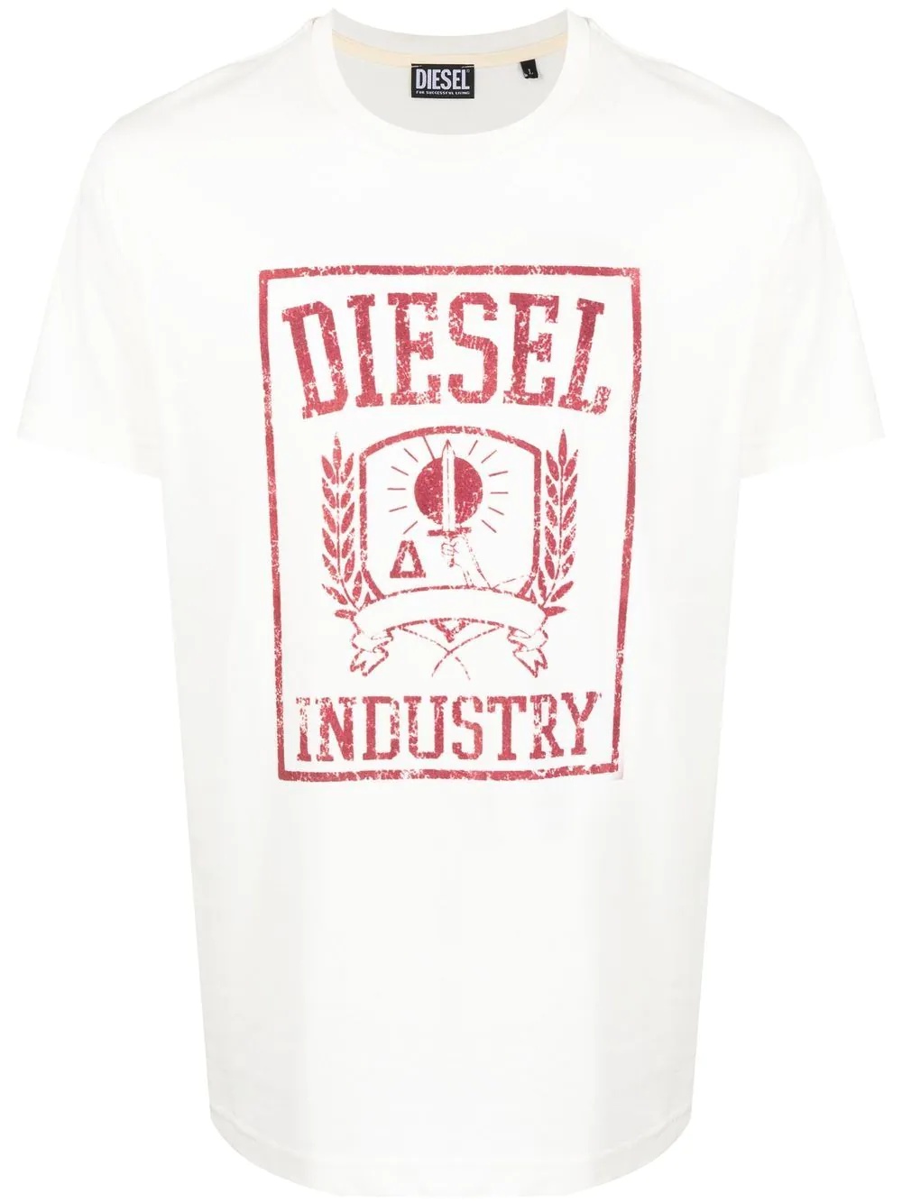 logo-print short-sleeve T-shirt - 1