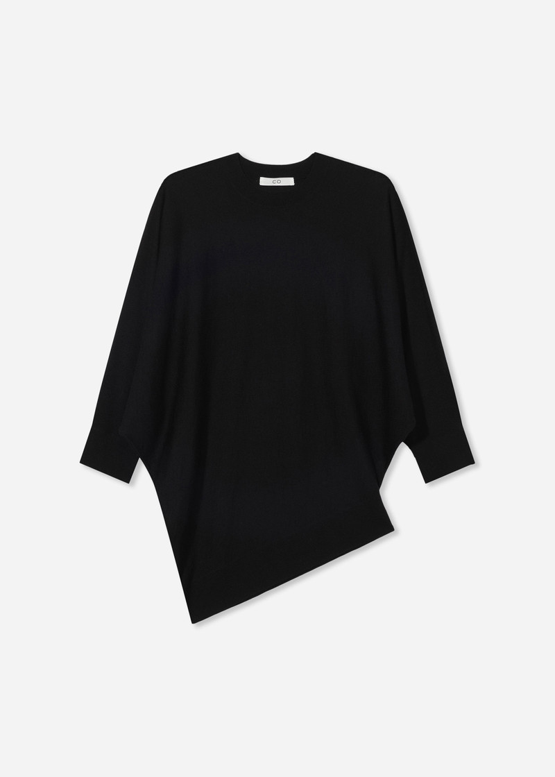 Draped Knit Top in Fine Cashmere 1