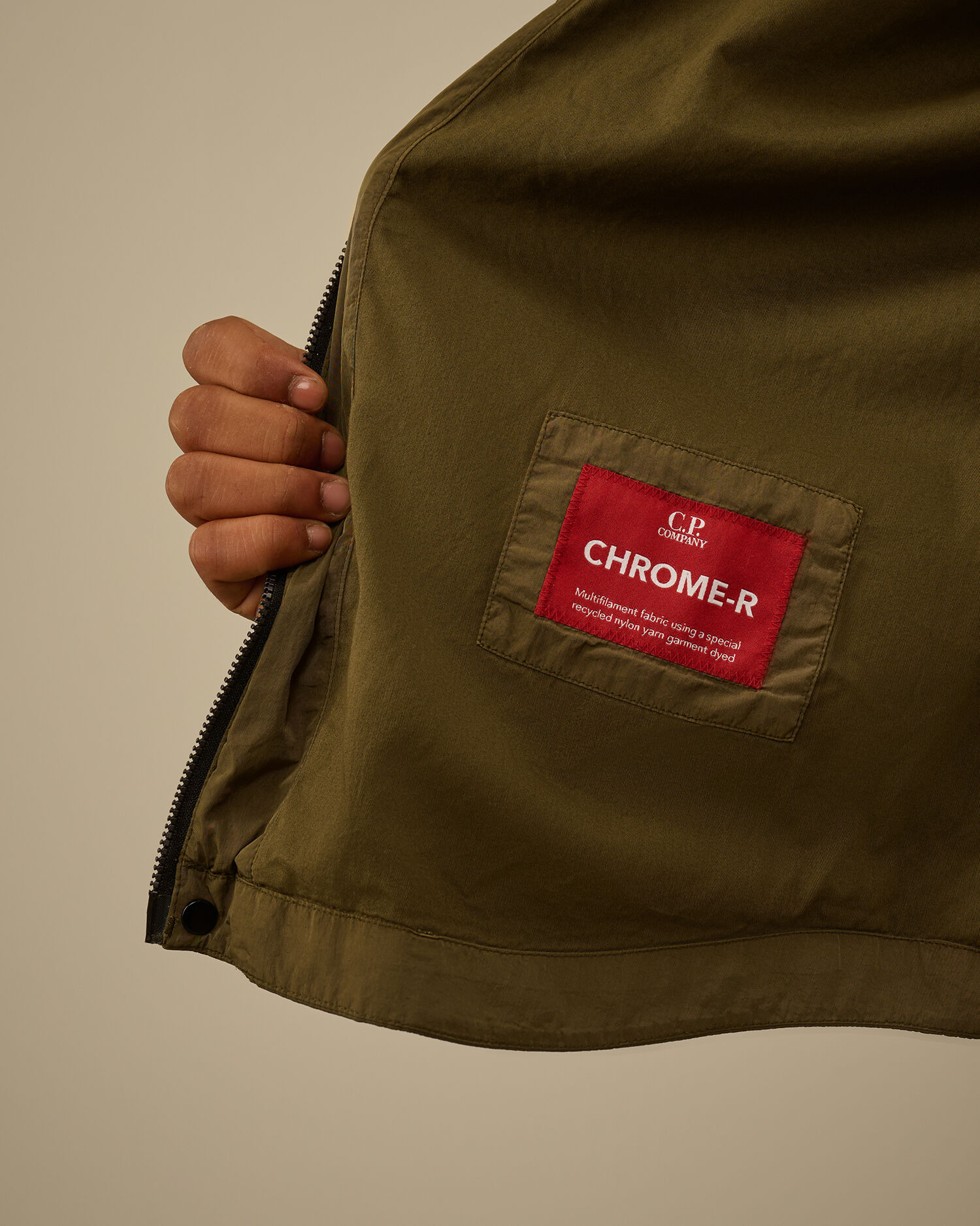 Chrome-R Lens Zipped Overshirt - 7
