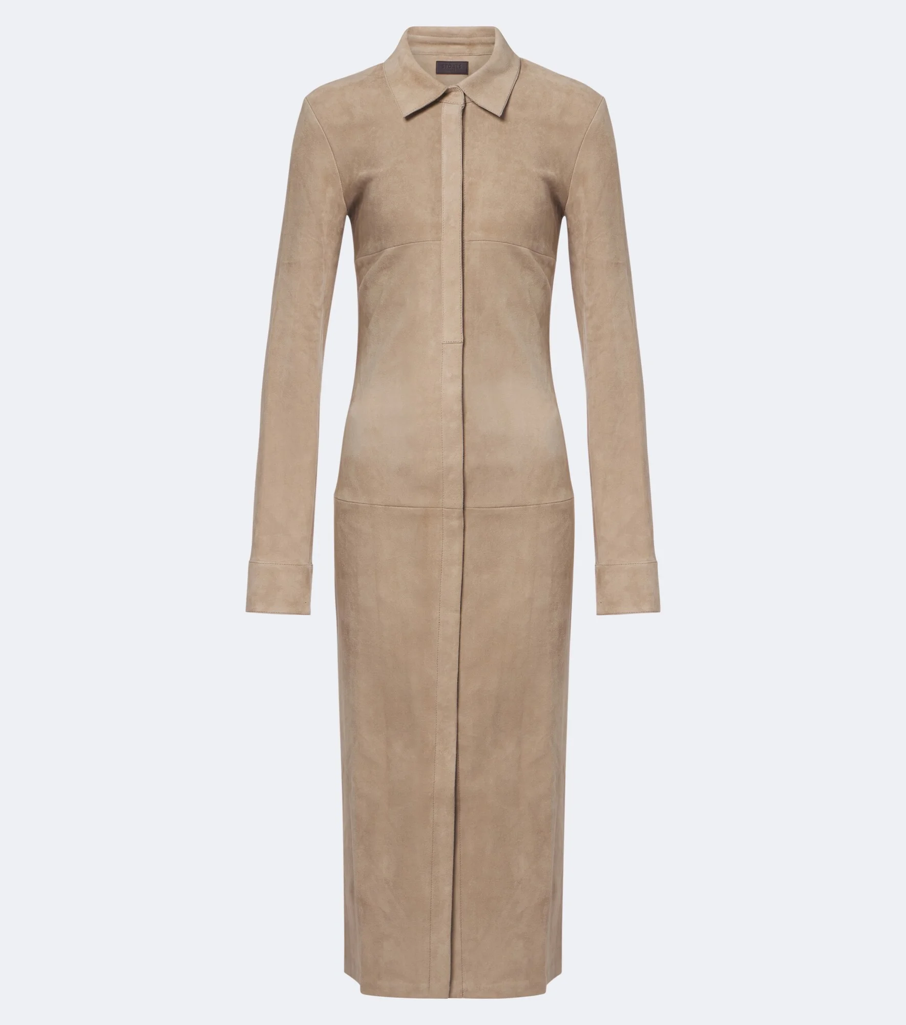 Becky suede shirt dress - 1