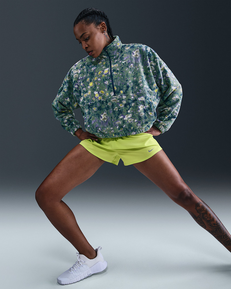 Nike One Women's Therma-FIT Oversized 1/2-Zip Fleece Top 3