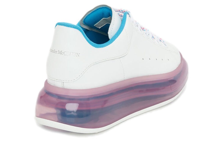 (WMNS) Alexander McQueen Oversized Sneaker 'Transparent Sole - White Purple' 666893WHYBY9468 - 4