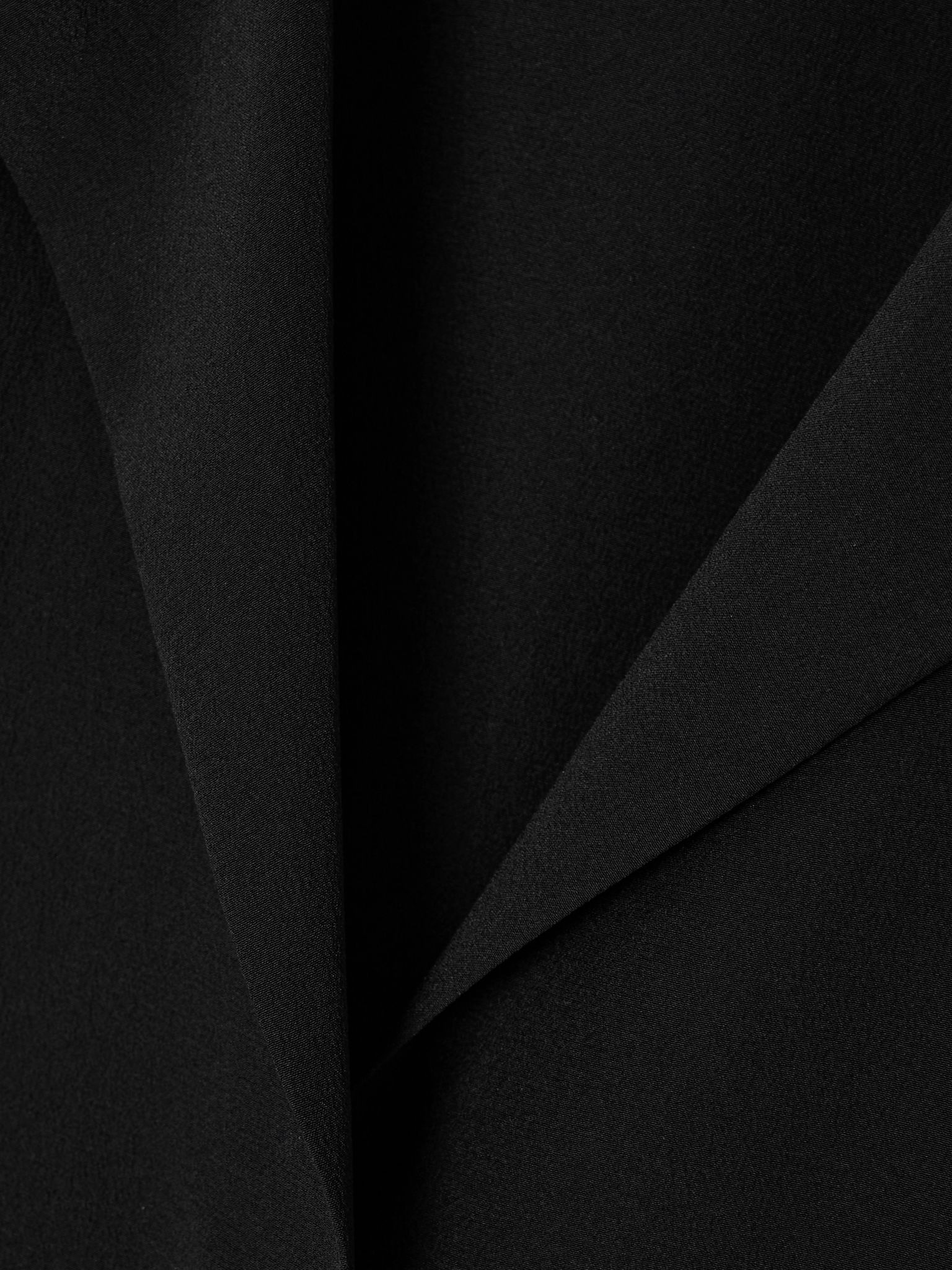 Silk crepe de chine blouse Black - 4