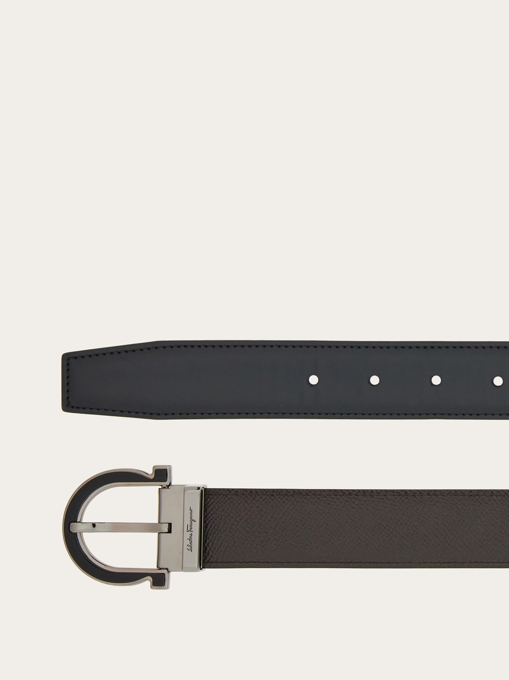 Adjustable Gancini belt - 2