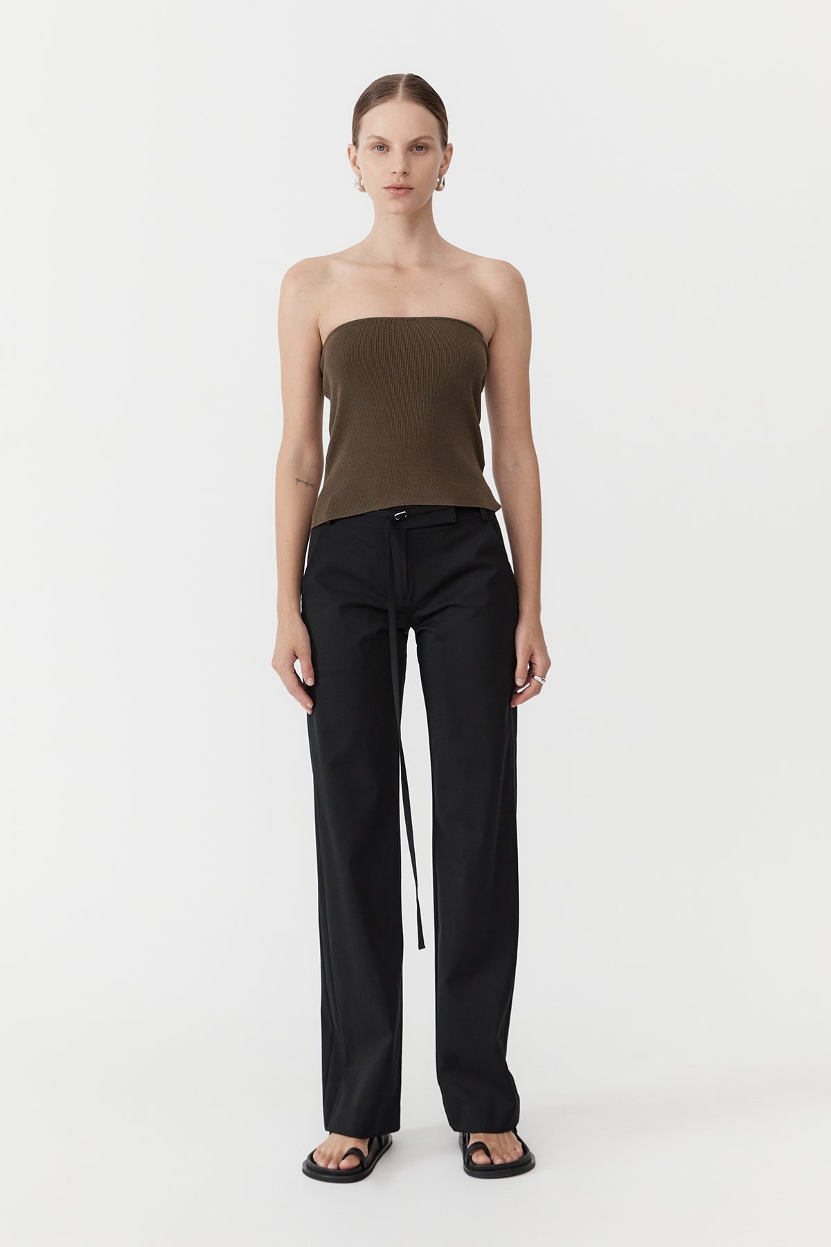 90s Panelled Pants - Black - 2