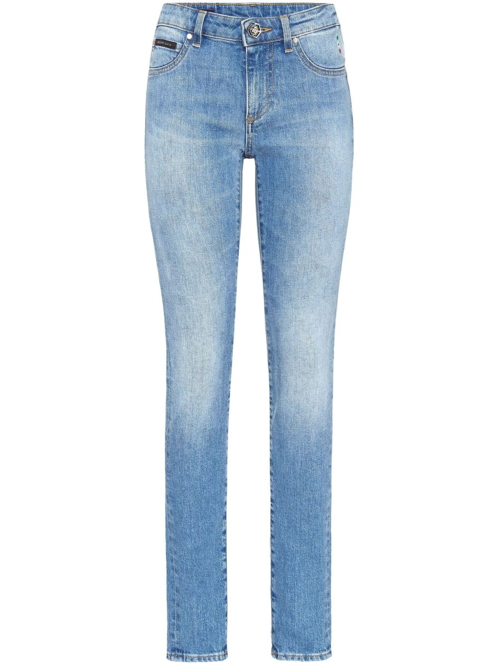 logo-patch jeans - 1