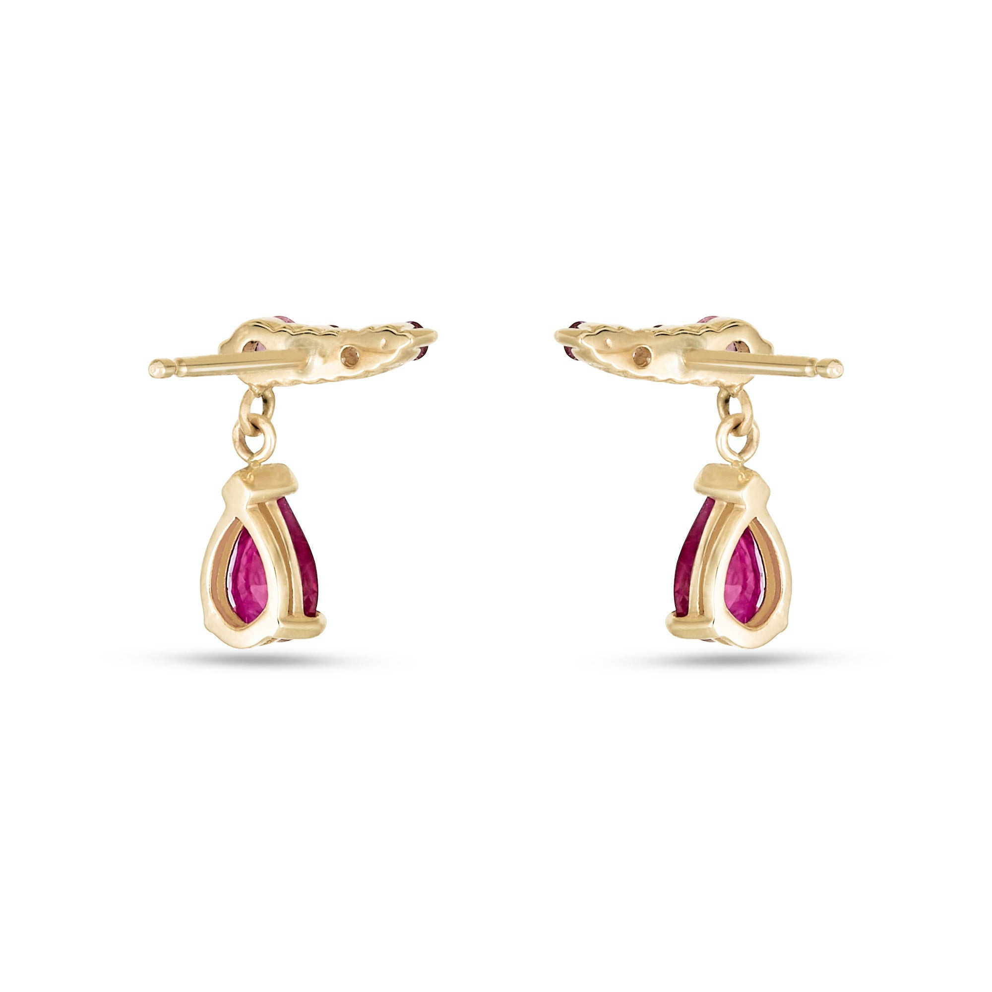 Pink Power Climber Earrings - 4