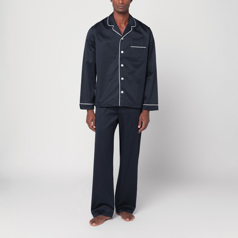 TEKLA Blue/white pyjama trousers outlook