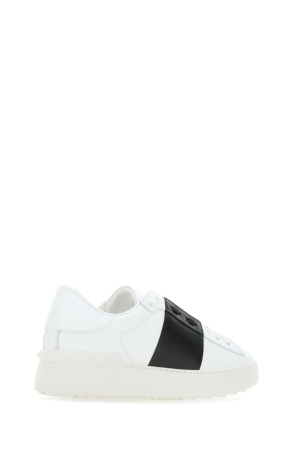 White leather Open sneakers - 3