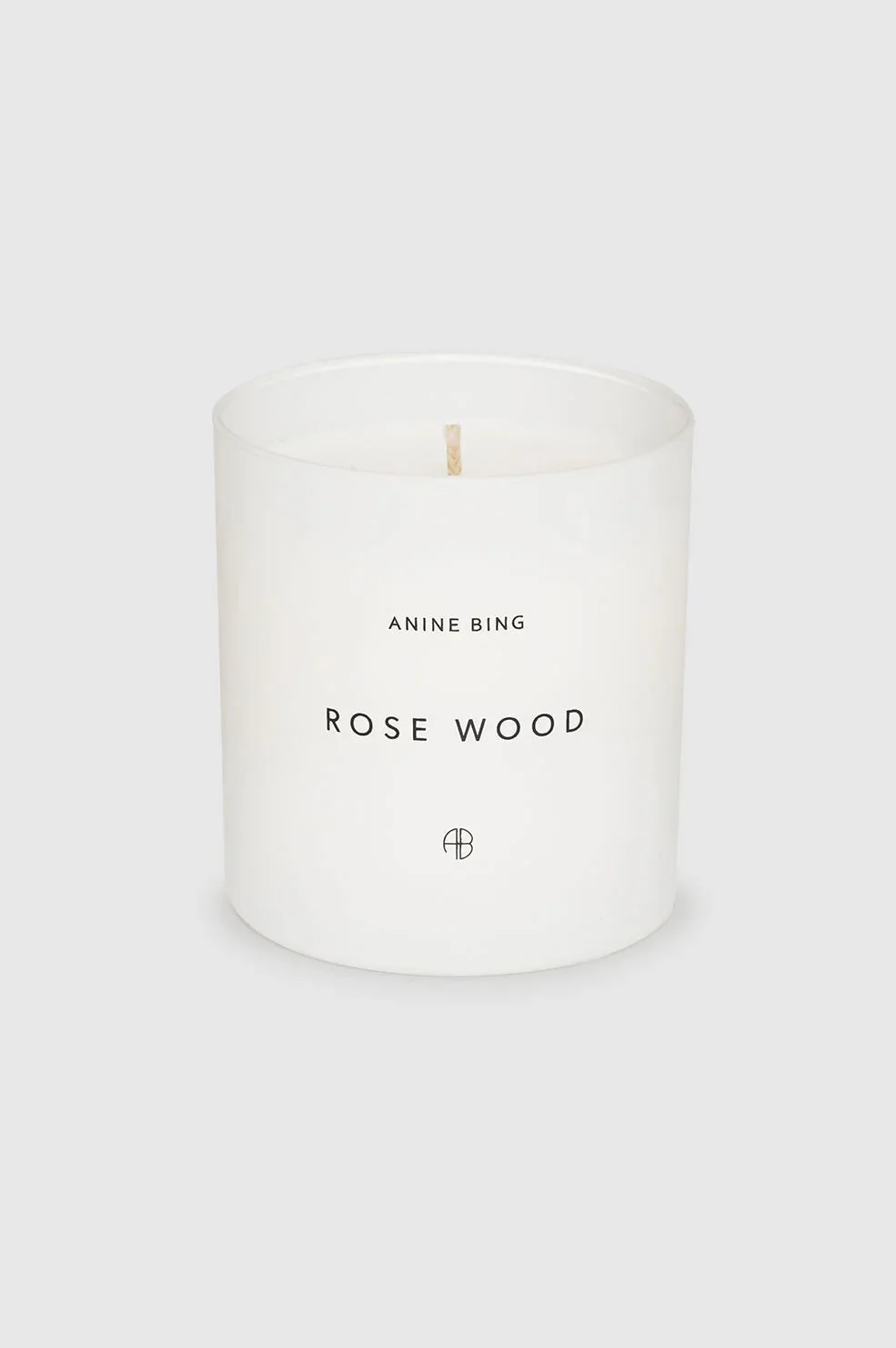Rose Wood Candle - White - 1
