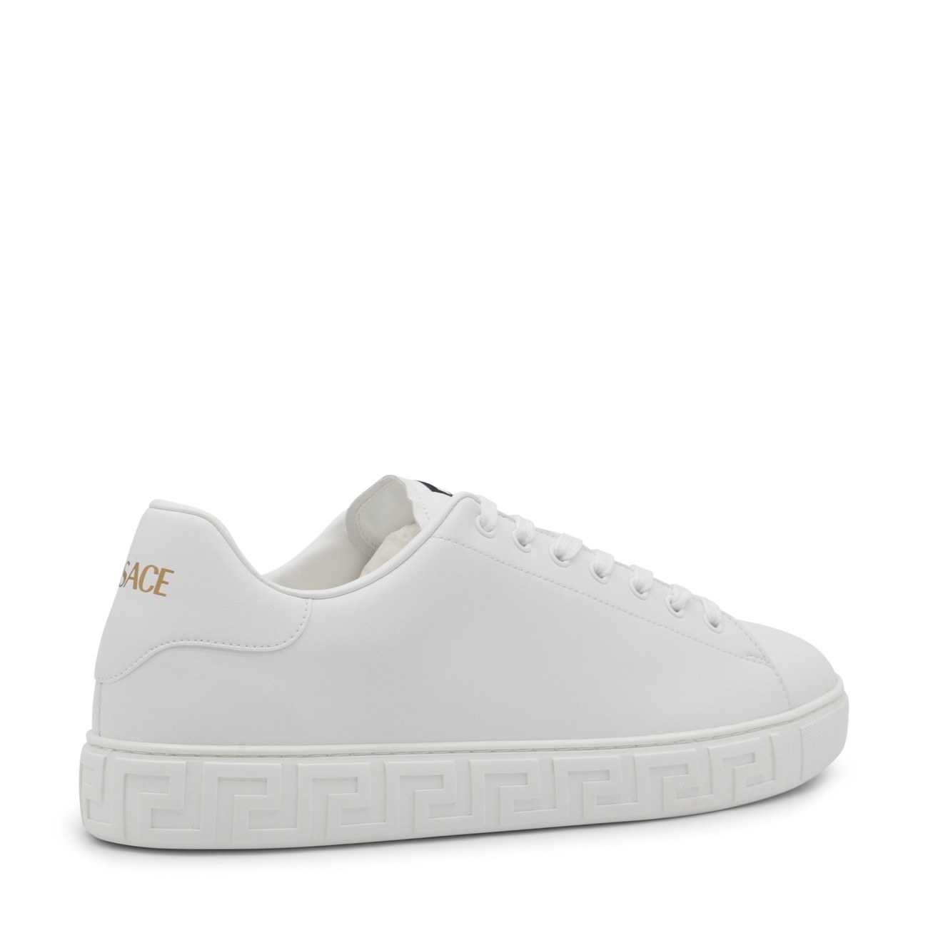 white leather sneakers - 3