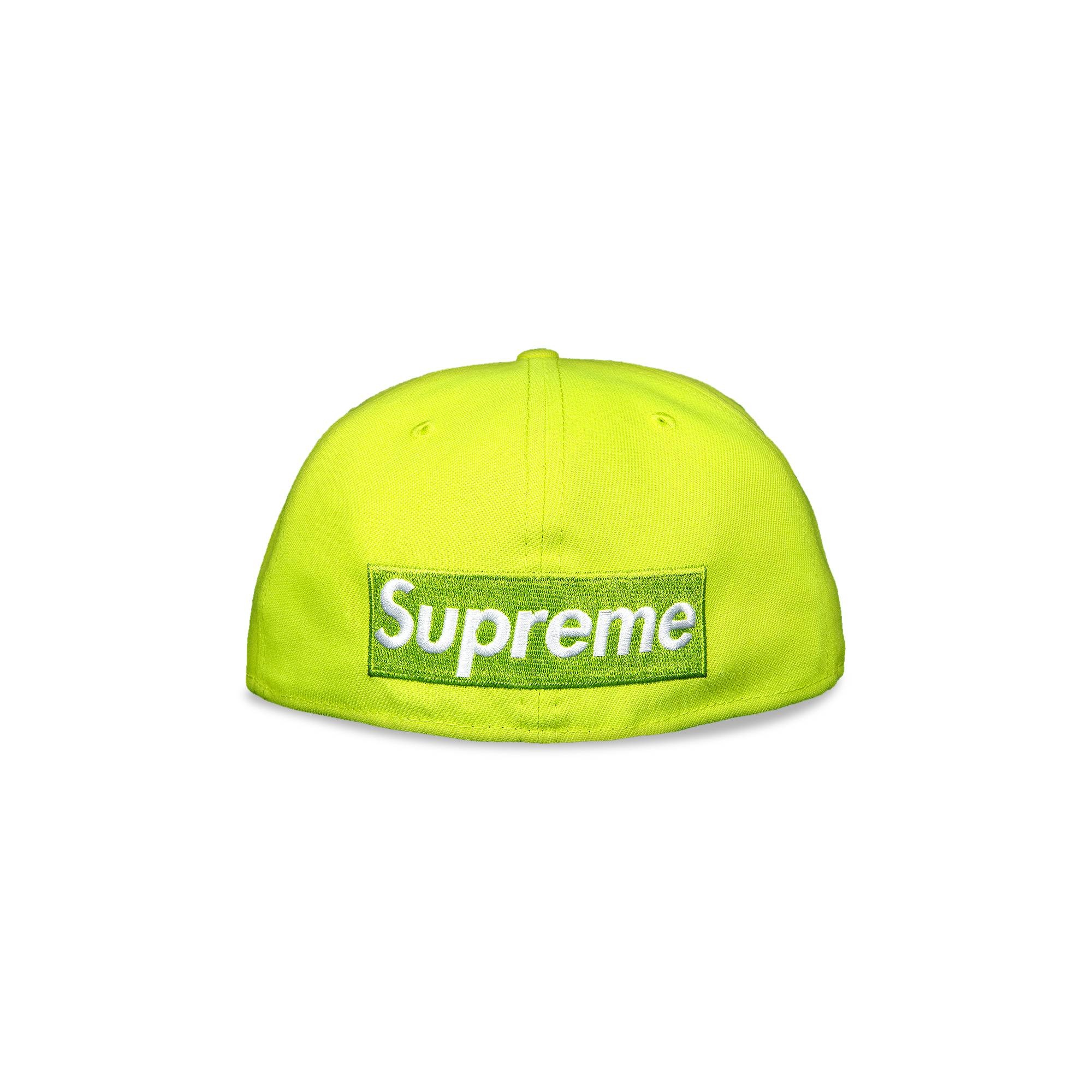 Supreme x New Era Reverse Box Logo Hat 'Bright Yellow' - 2