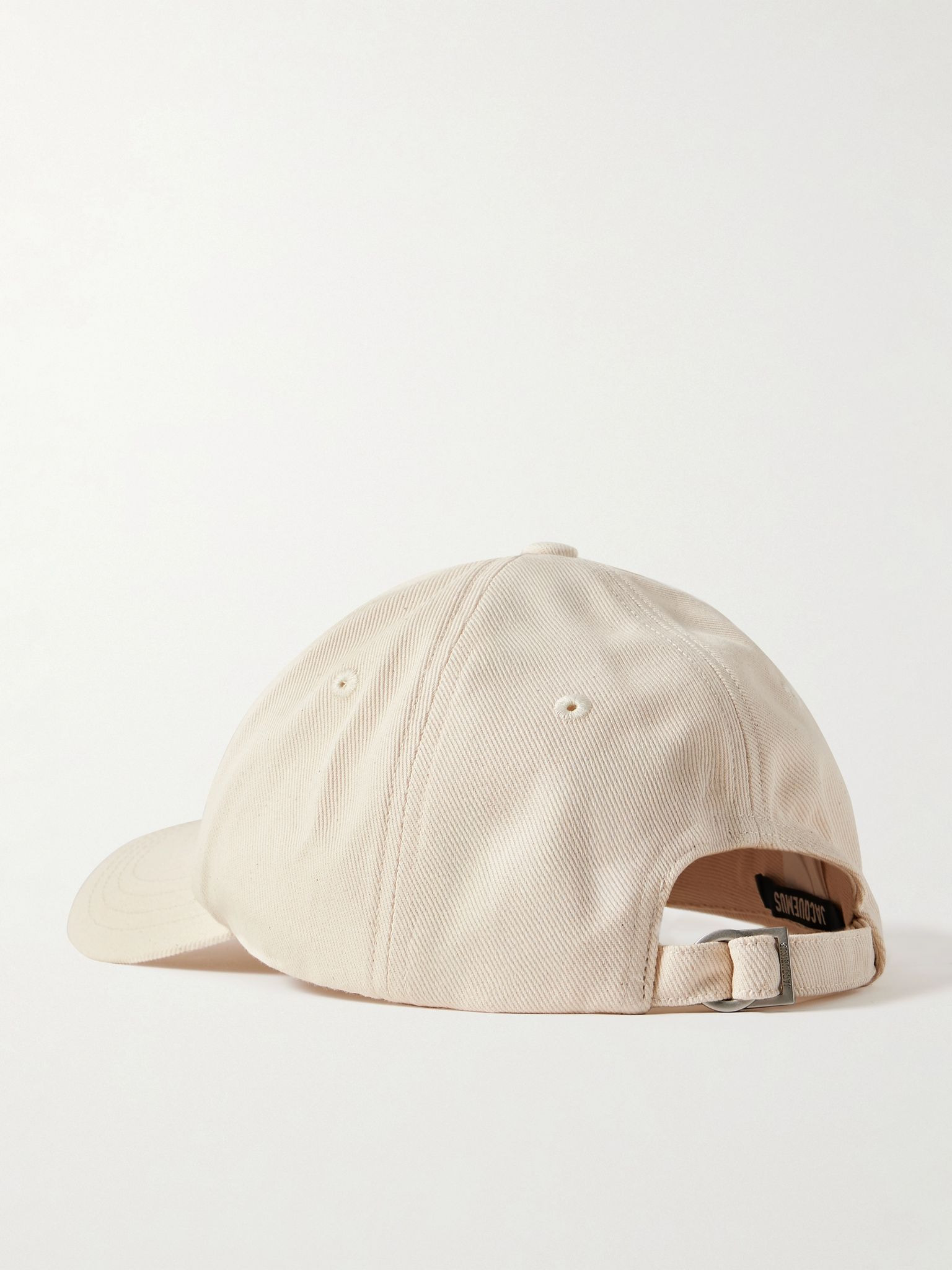 Gadjo Logo-Embellished Cotton-Twill Baseball Cap Off-white - 2