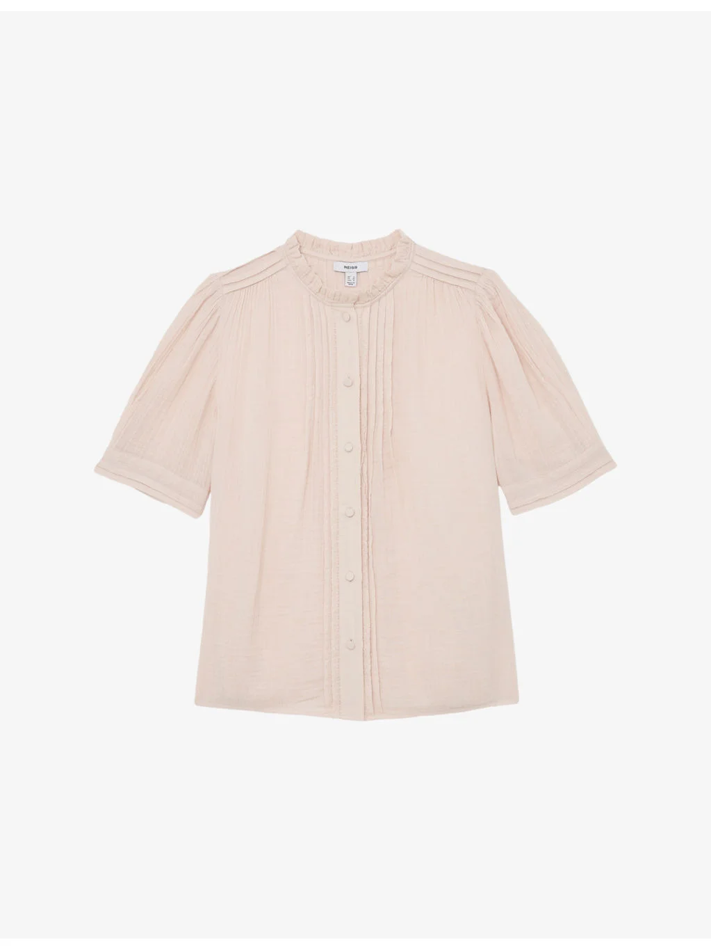 Aurelia Frill-Neck Cotton-Muslin Top - 1