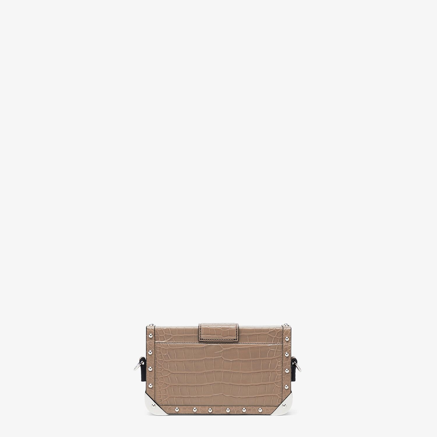 Beige alligator leather bag - 3