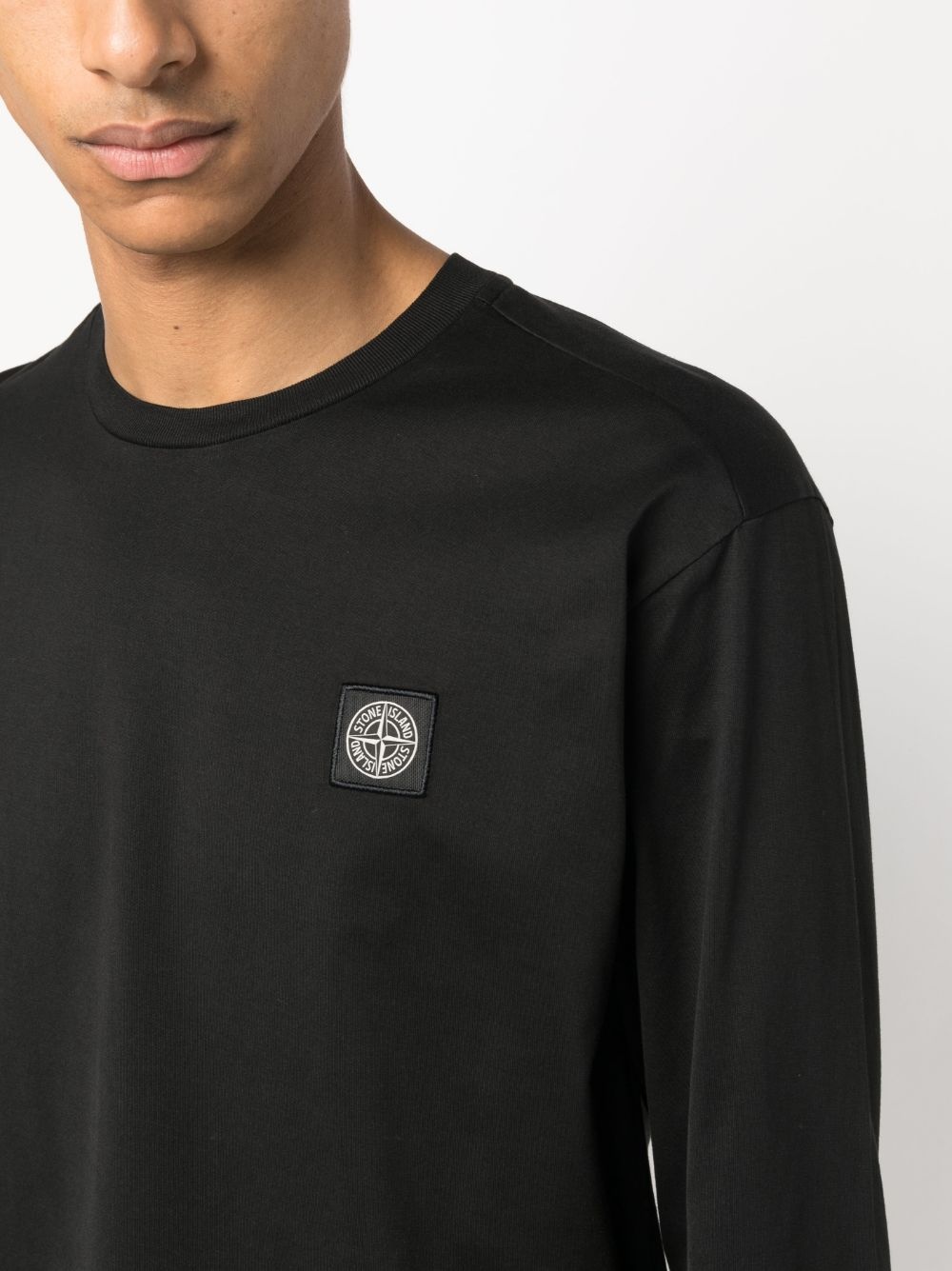 Compass-patch long-sleeve T-shirt - 5