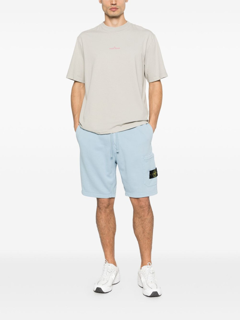 Stone Island logo-patch track shorts outlook